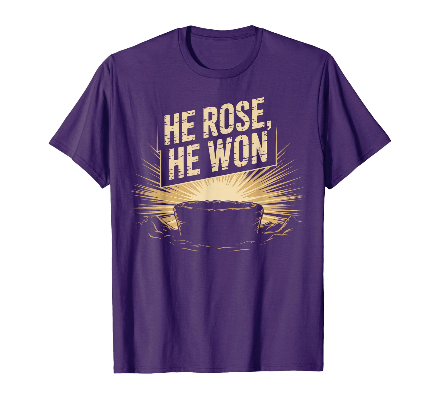 Easter Resurrection He Rose Won Celebration T-Shirt