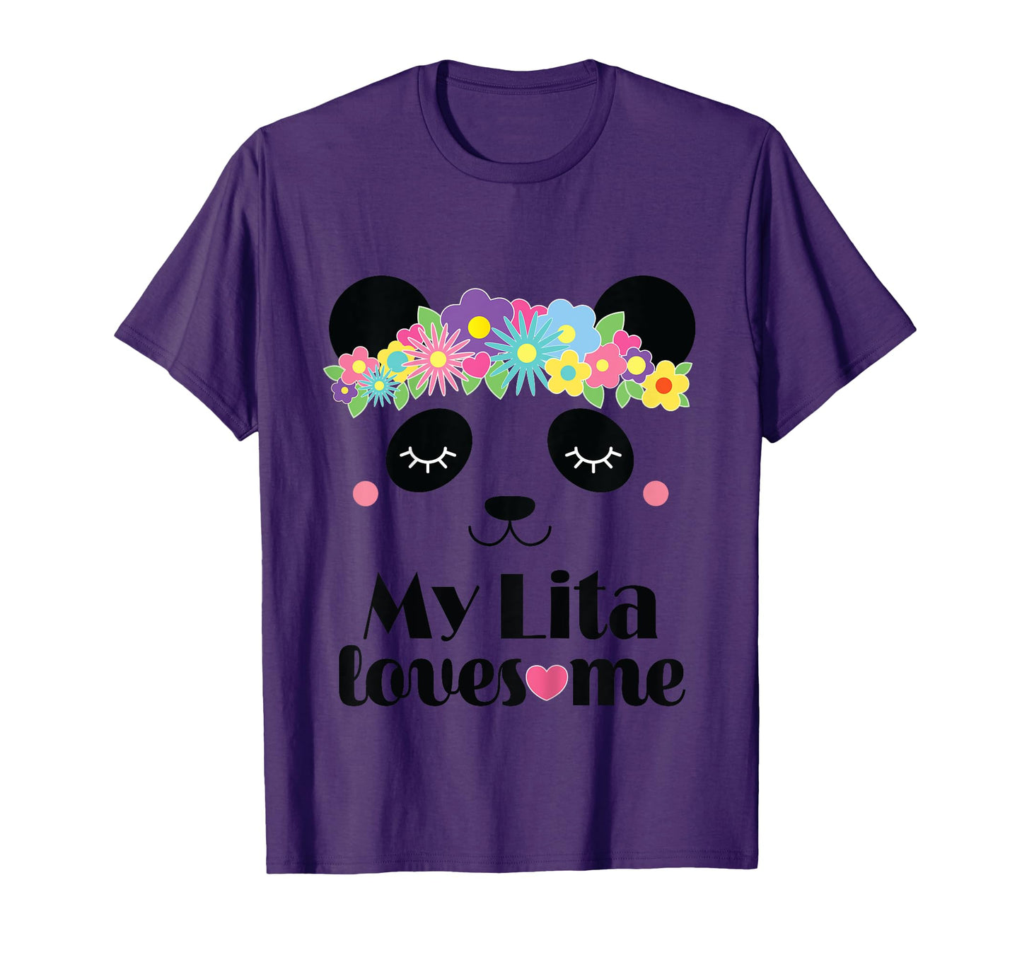 My Lita Loves Me Granddaughter Panda T-Shirt