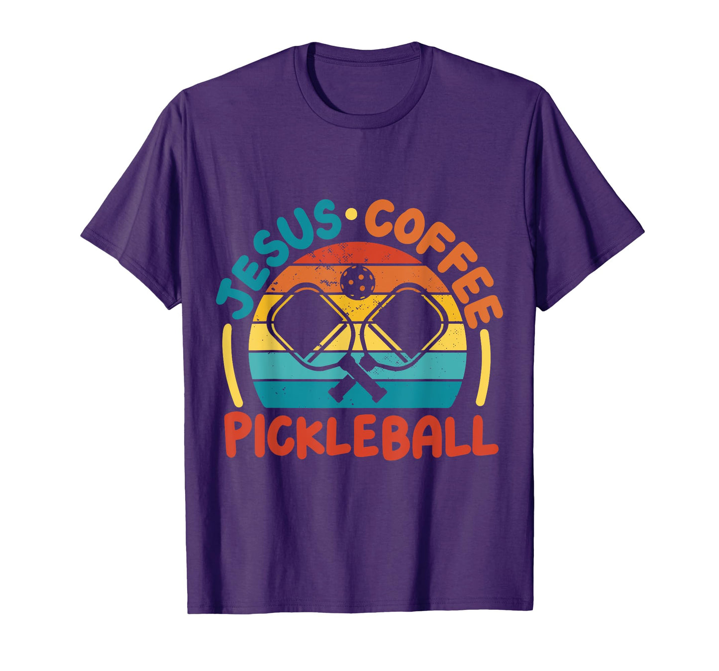 Jesus Coffee Pickleball T-Shirt