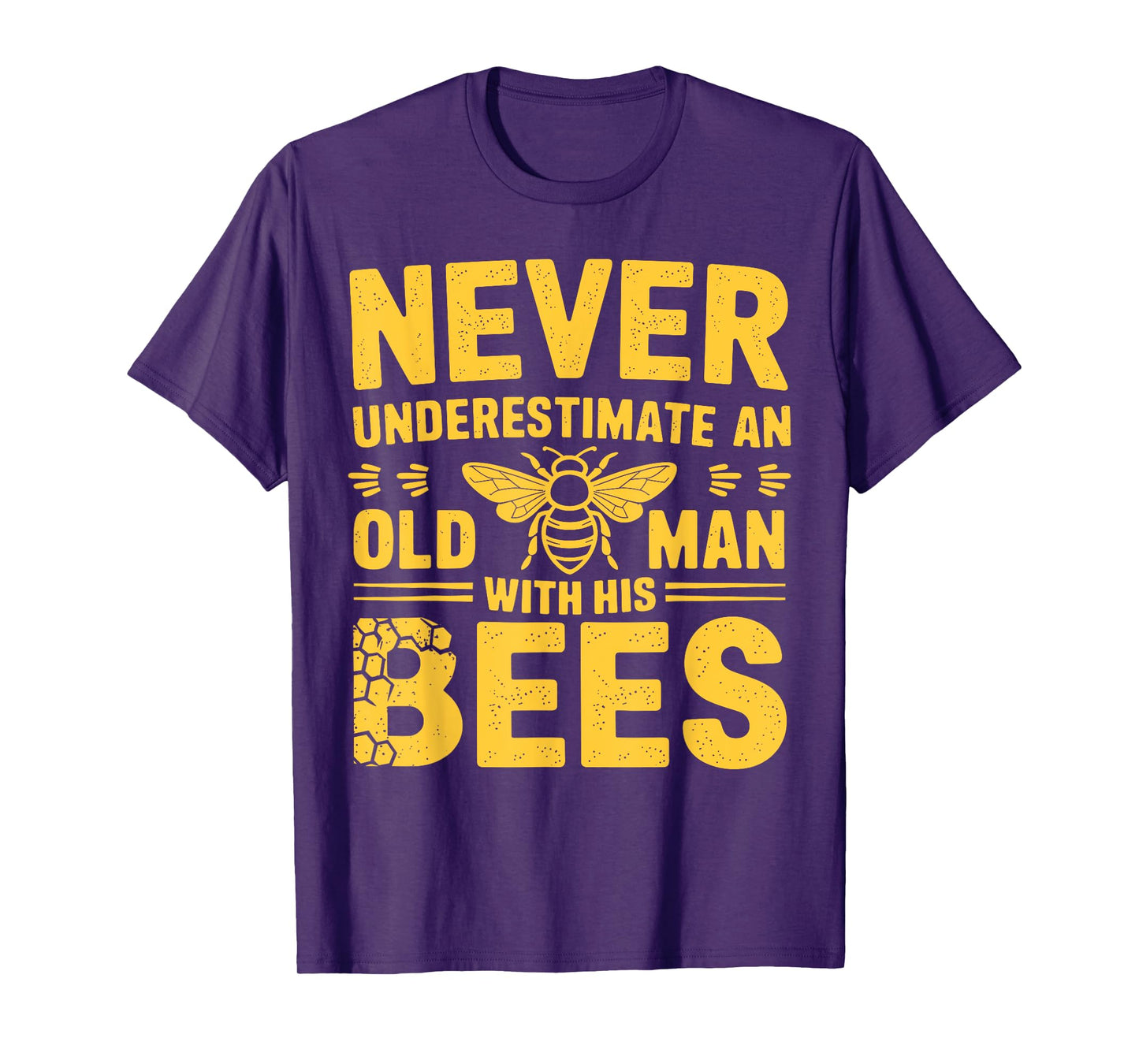 Apiary Bee Keeper An Old Man With His Bees Beekeeping T-Shirt