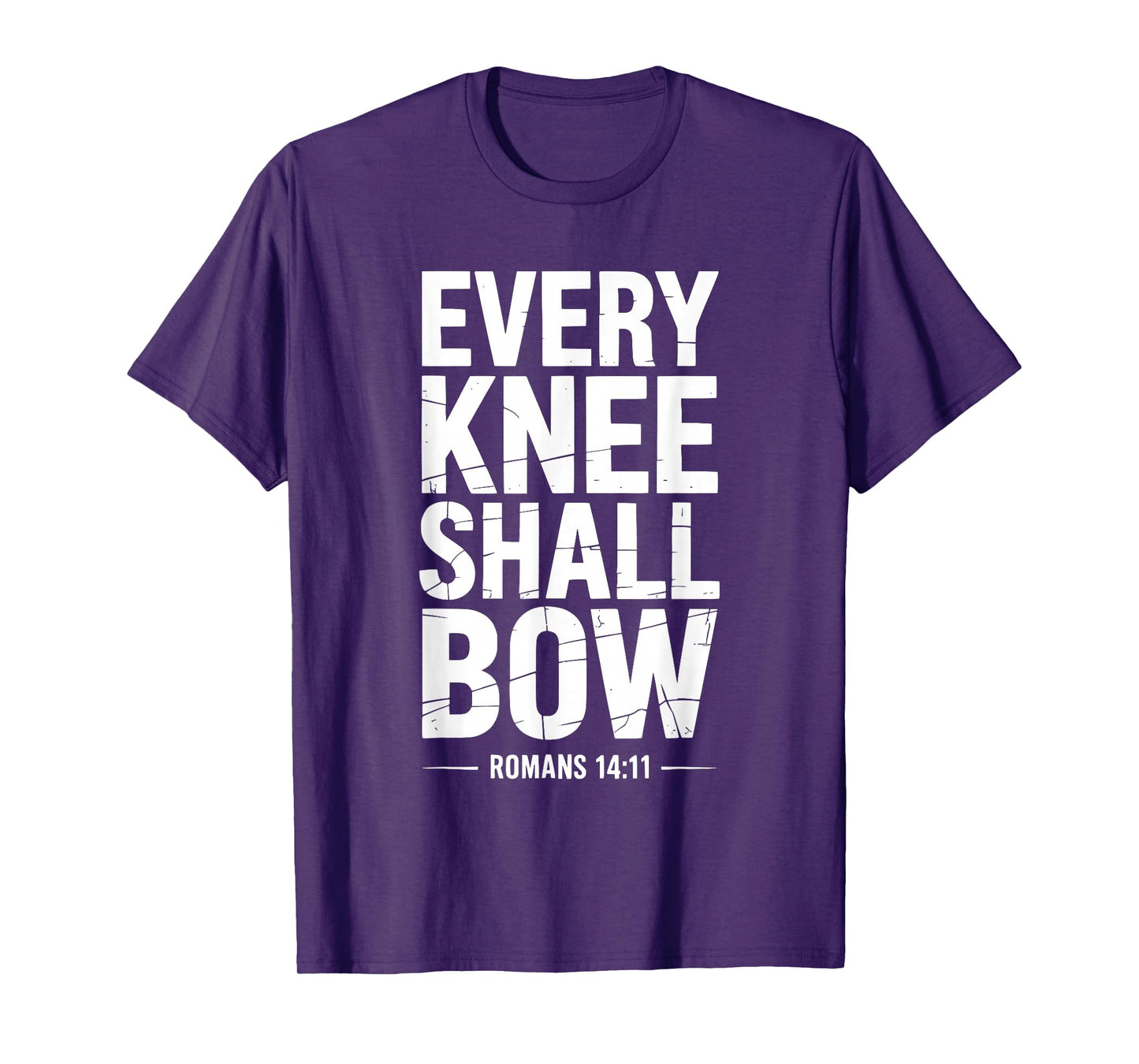 Every Knee Shall Bow Christian Bible Verse T-Shirt