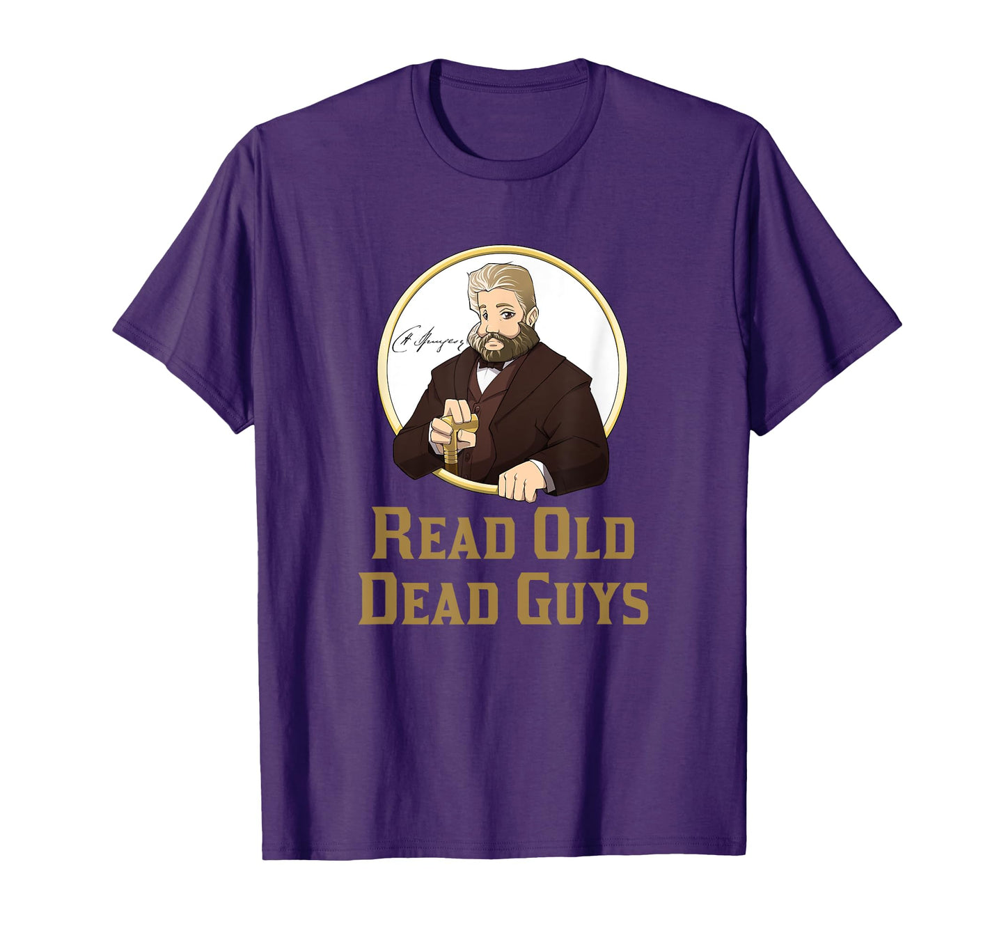 Read Old Dead Guys - funny C. H. Spurgeon bookworm t-shirt T-Shirt
