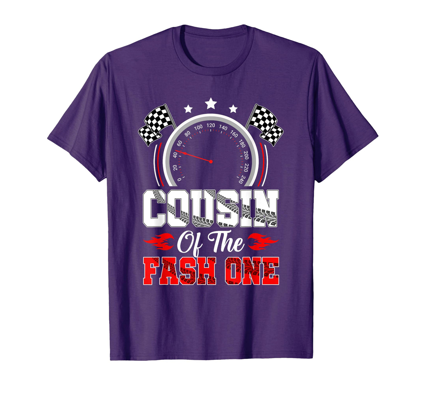 Cousin Of The Fast One 1St Birthday Racing Car Family T-Shirt