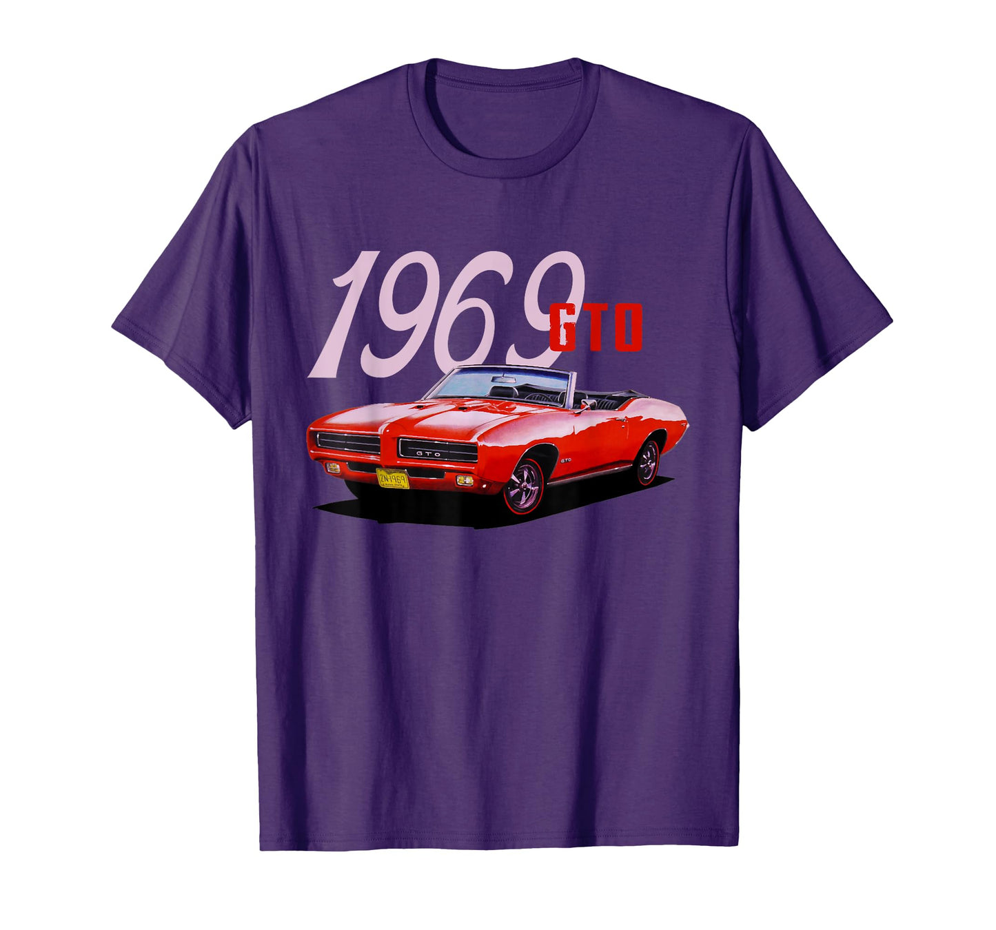 1969 69 GTO Classic Car Old School Muscle Car T-Shirt