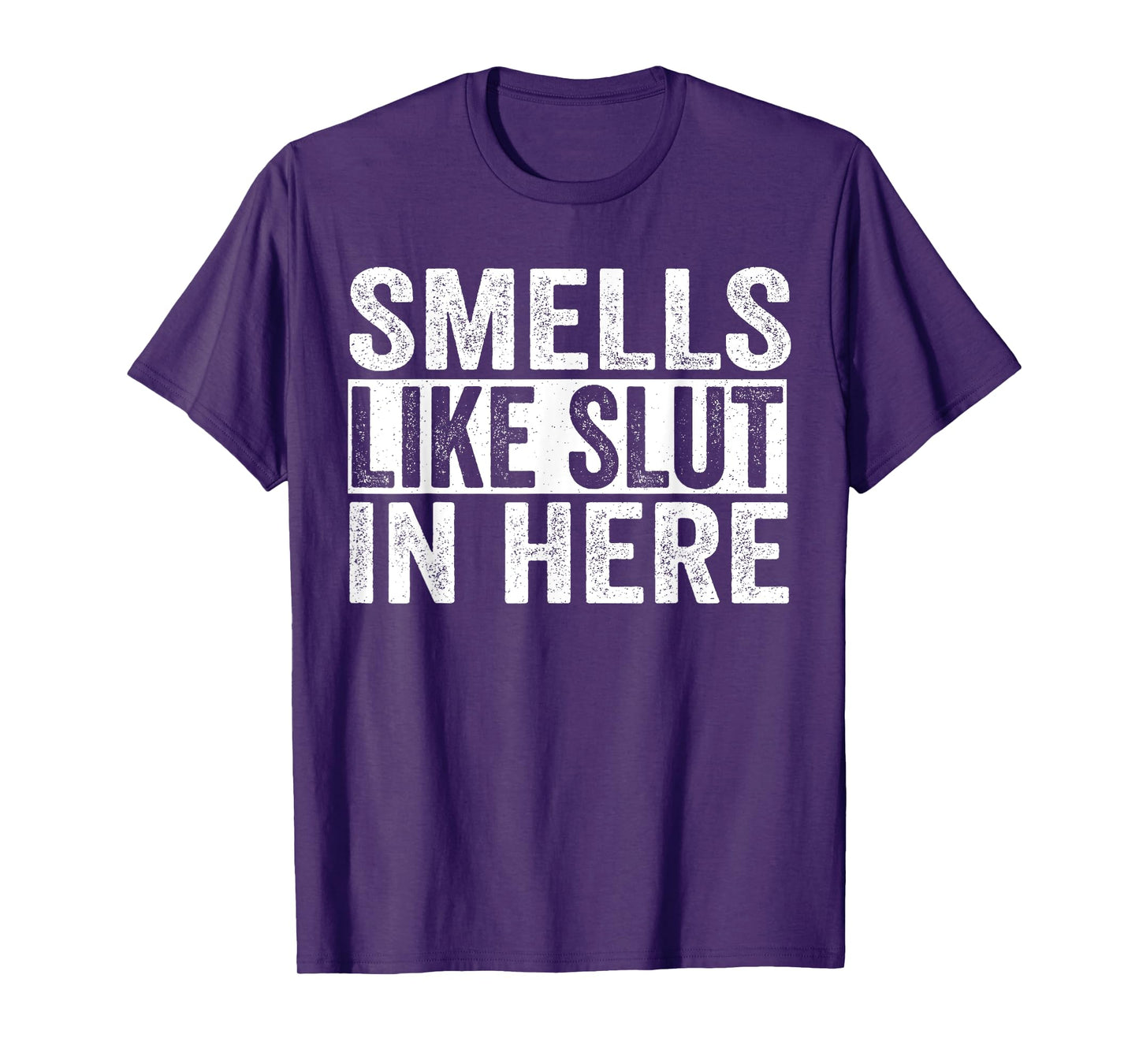 Funny Smells Like Slut In Here Offensive Adult Humor T-Shirt