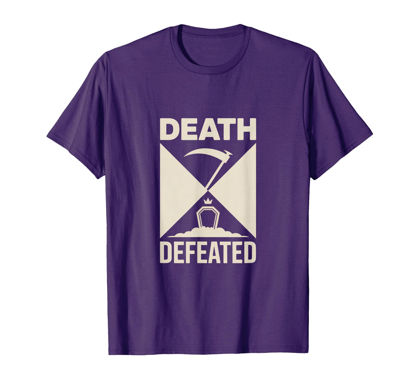 Death Defeated Resurrection Christian Easter Faith T-Shirt