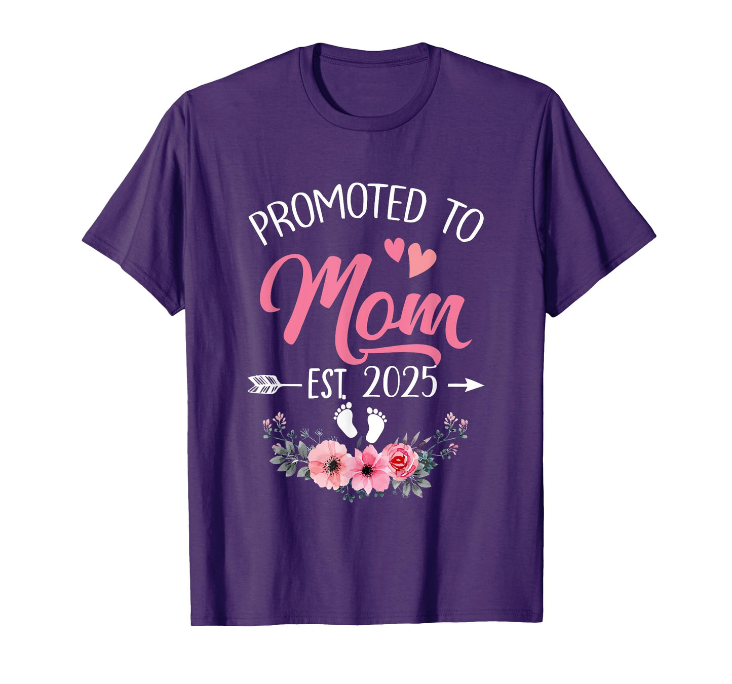 Promoted To Mom Est 2025 Mothers Day First Time T-Shirt