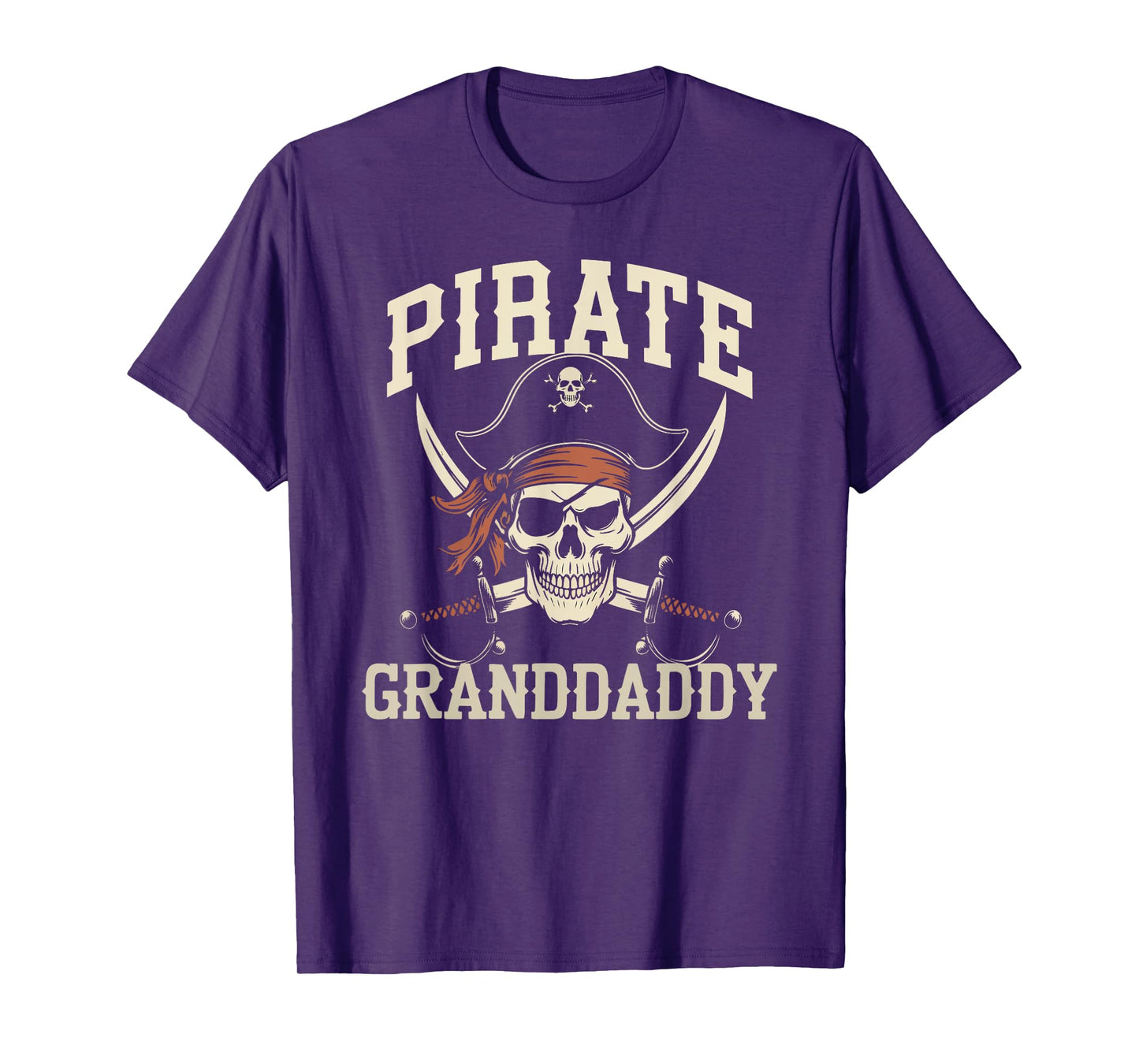 Pirate Granddaddy Funny Captain Halloween Costume Grandpa T-Shirt