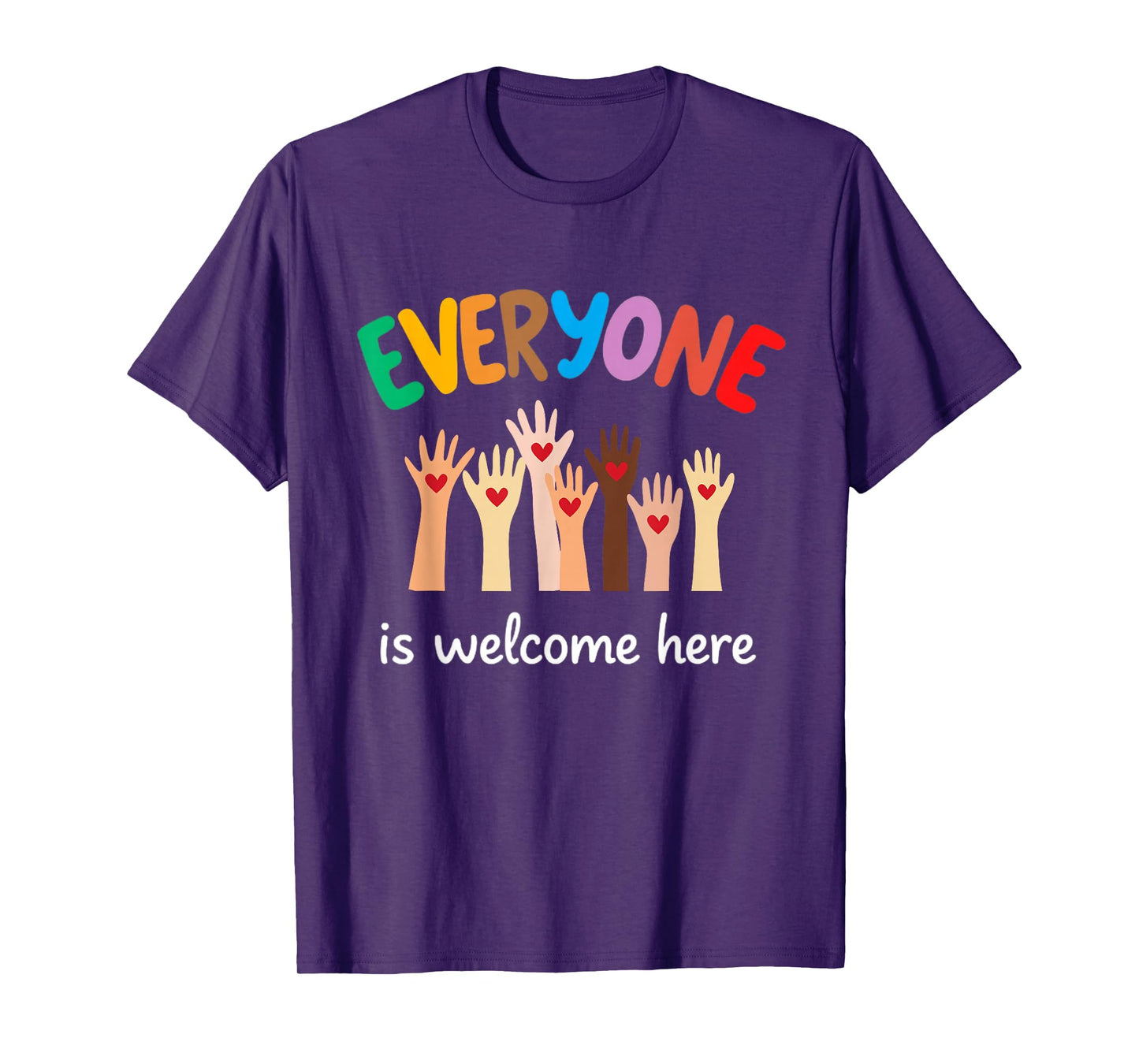 Everyone Is Welcome Here Idaho Teacher T-Shirt