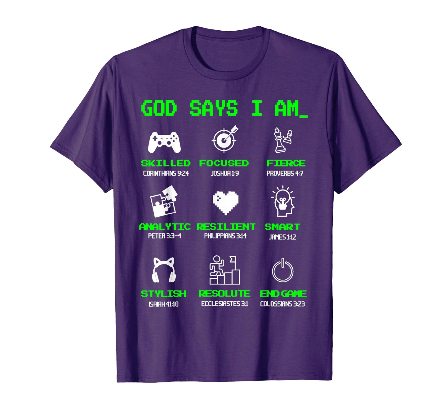 GOD SAYS I AM GAMING | GAMER FUNNY VIDEOGAME T-Shirt