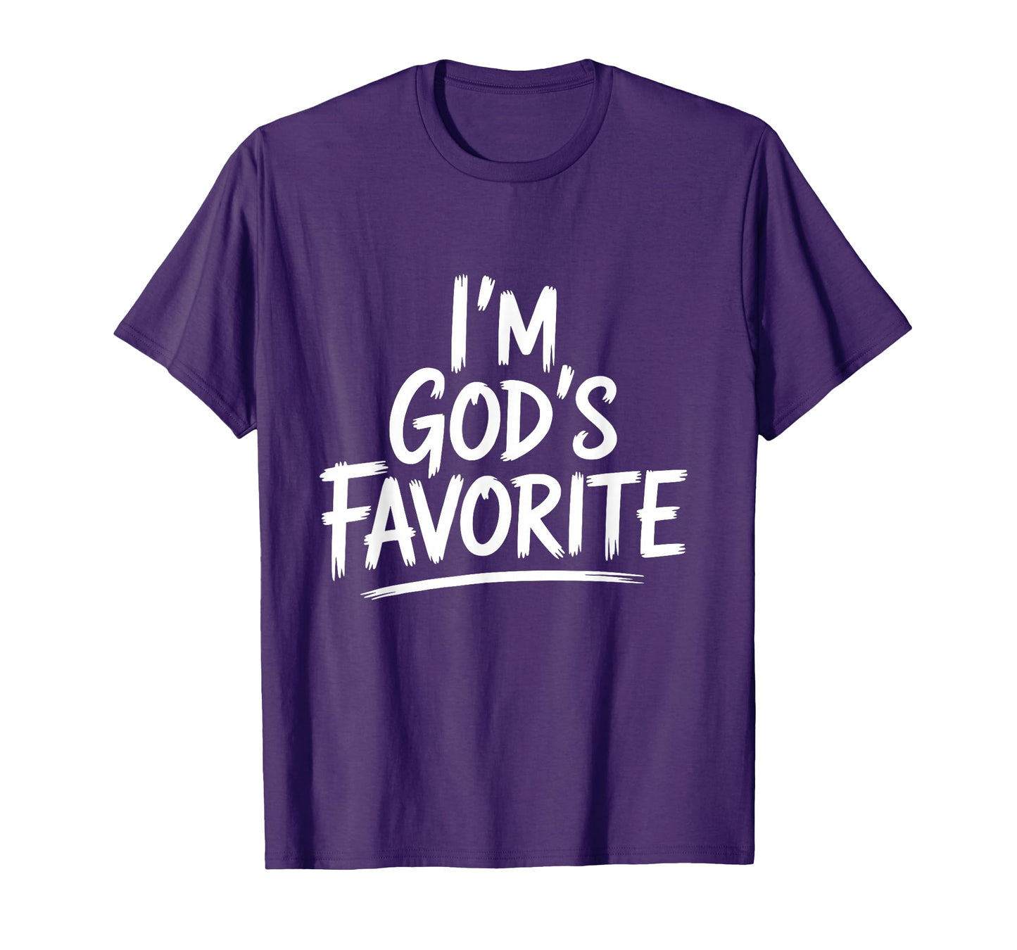 I'm God's Favorite Christian Religious Church T-Shirt