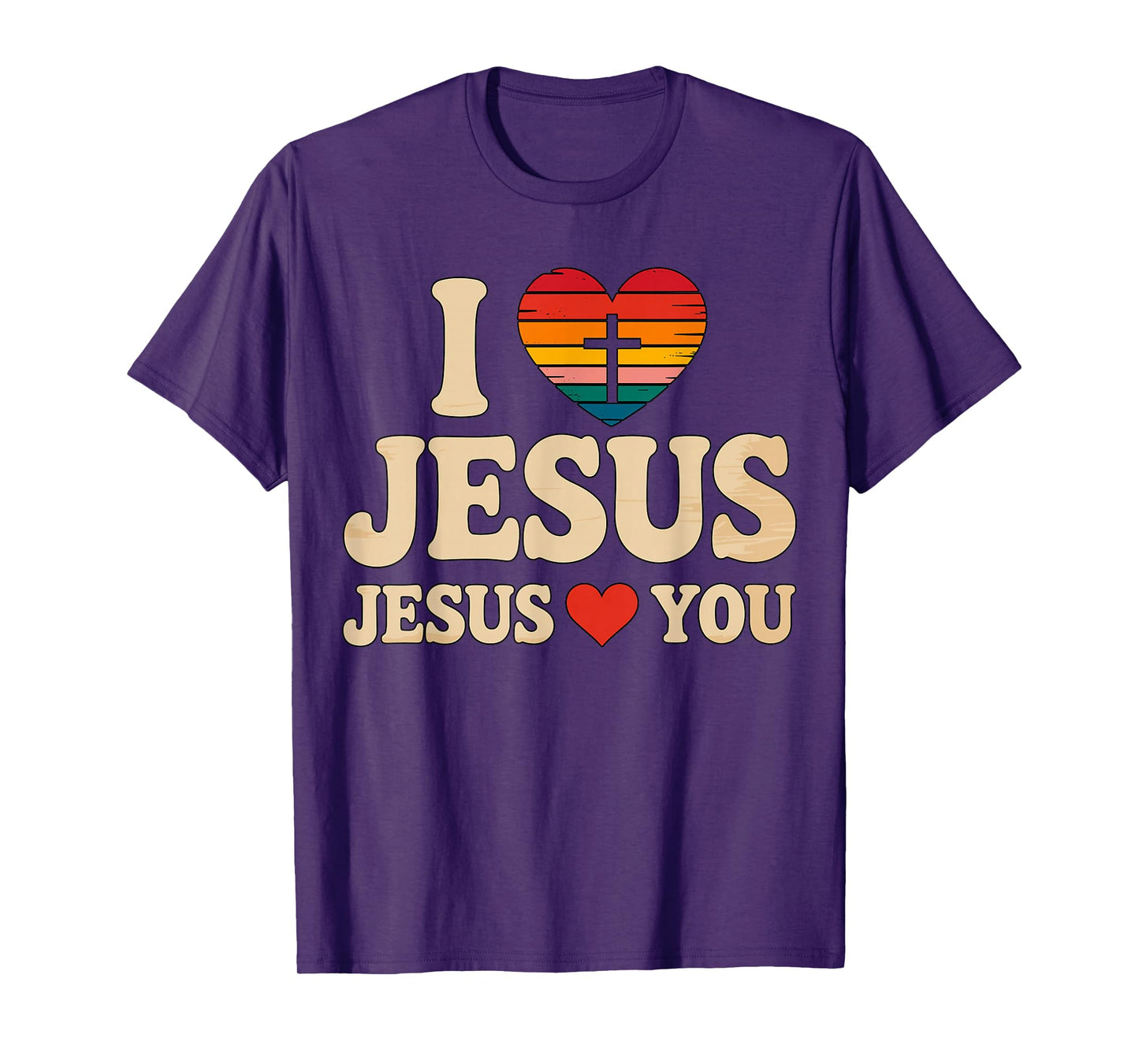 I Love Jesus Jesus Loves You Christian Faith T-Shirt