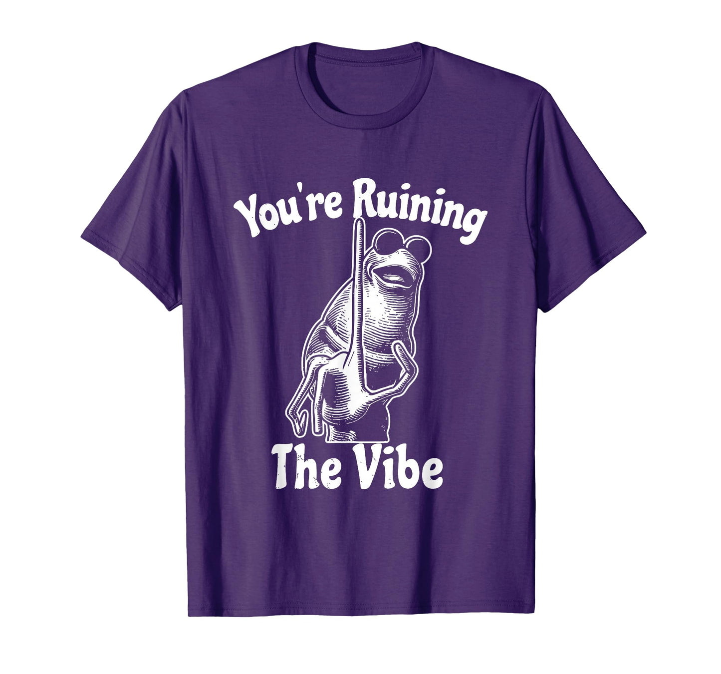 You're Ruining The Vibe Funny Marcus The Worm Meme Womens T-Shirt