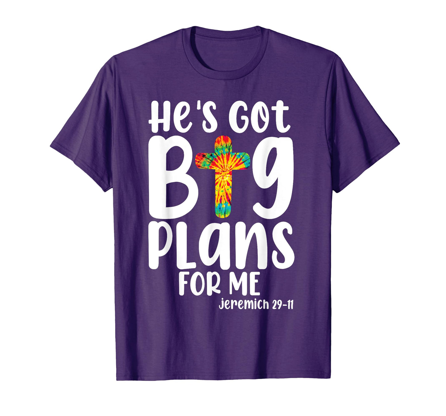 He's Got Big-Plans For Me Christian Bible Verse Kids Boys T-Shirt