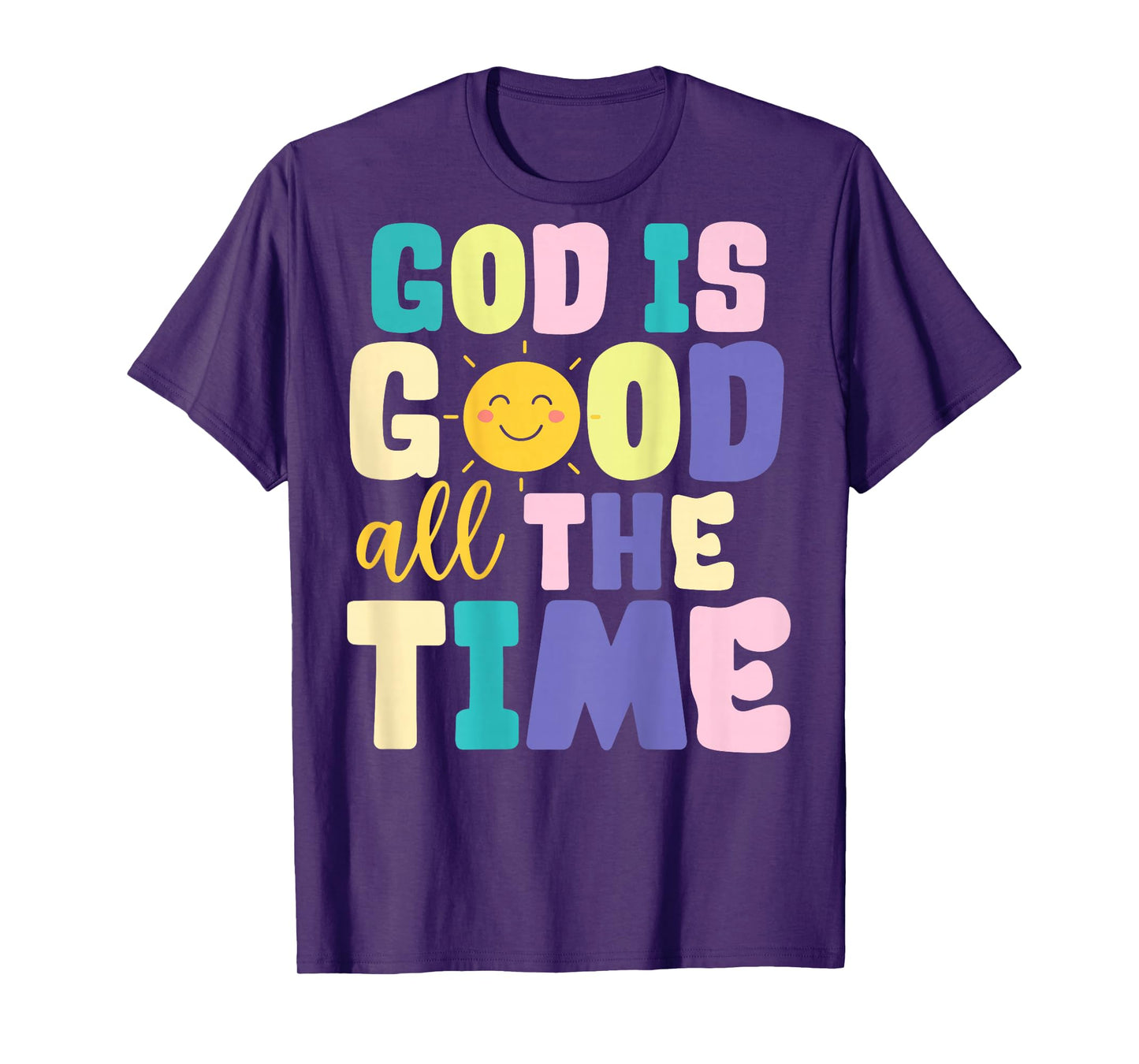Jesus Good is Good All The Time Christian Cross God(on Back) T-Shirt