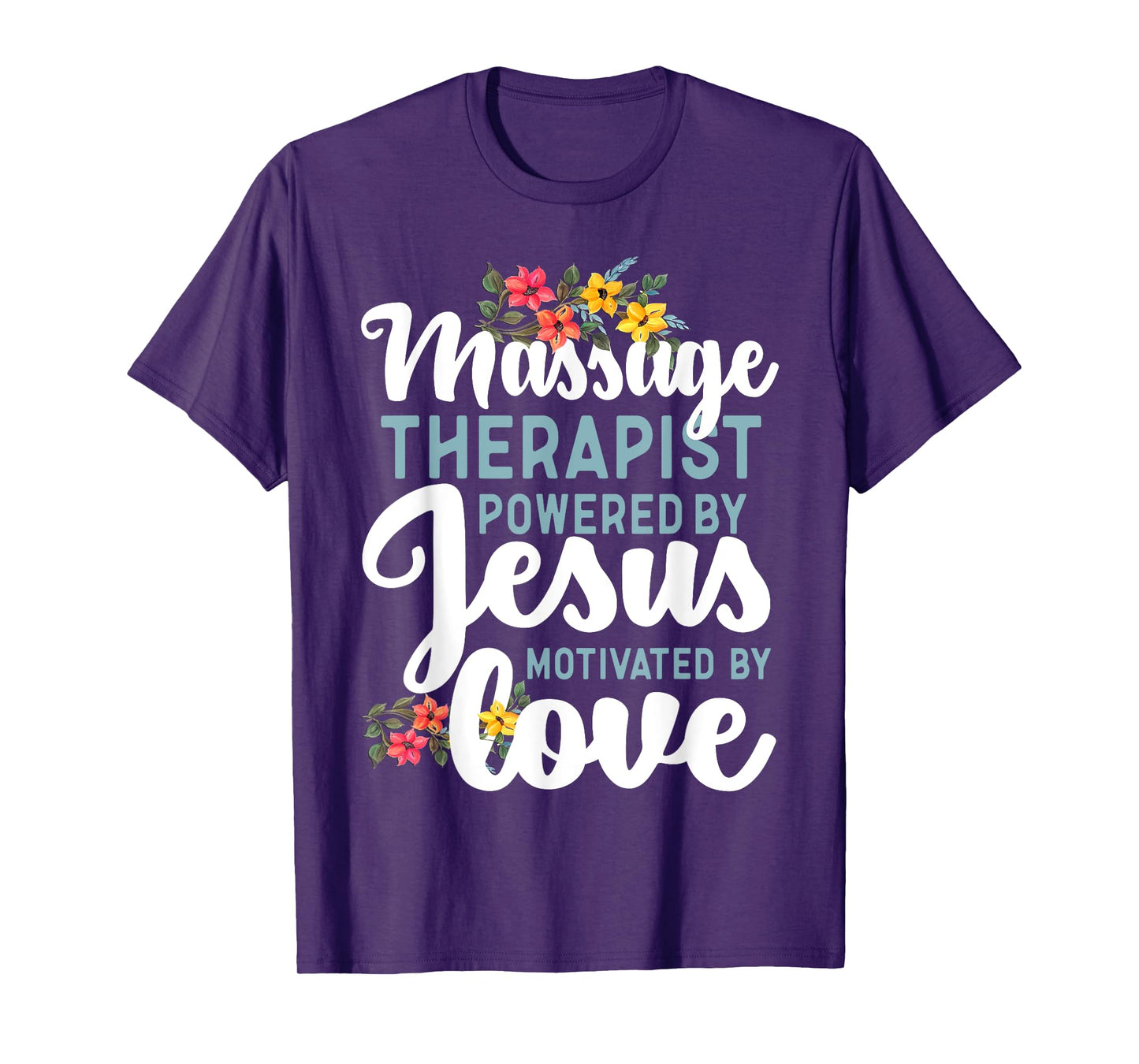 Licensed Massage Therapist Therapy Jesus Faith Massage T-Shirt