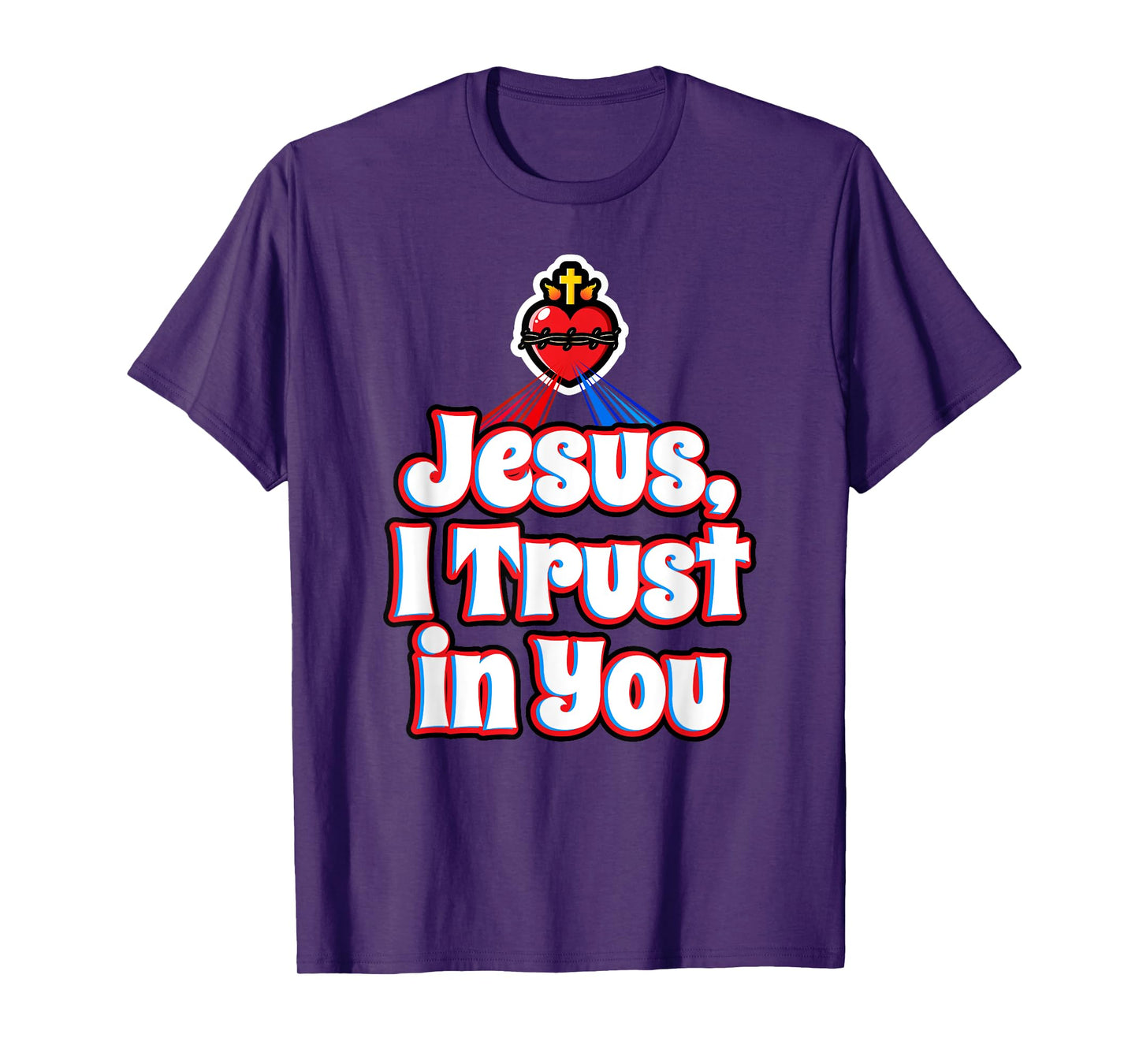 Divine Mercy for Kids Jesus I Trust in You Sacred Heart Cute T-Shirt