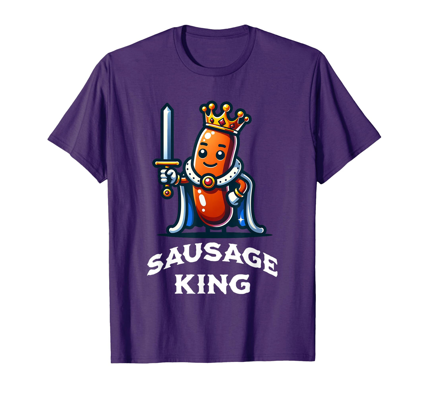 Sausage King Funny Quote Sausage Lover LGBTQ Pride Joke T-Shirt