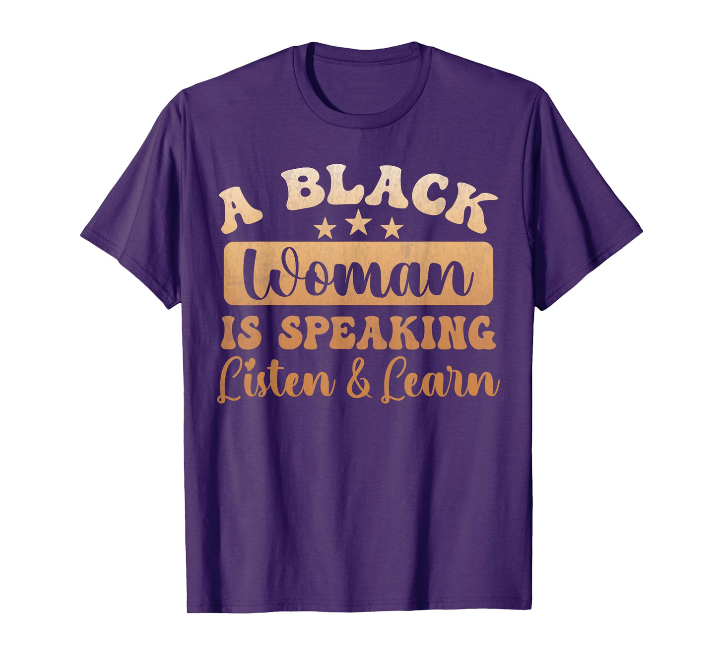 Blackity Black history month a Black woman is speaking funny T-Shirt
