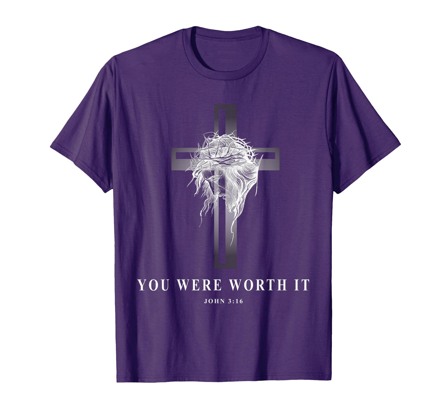 John 3:16 You Were Worth It Christian T-Shirt
