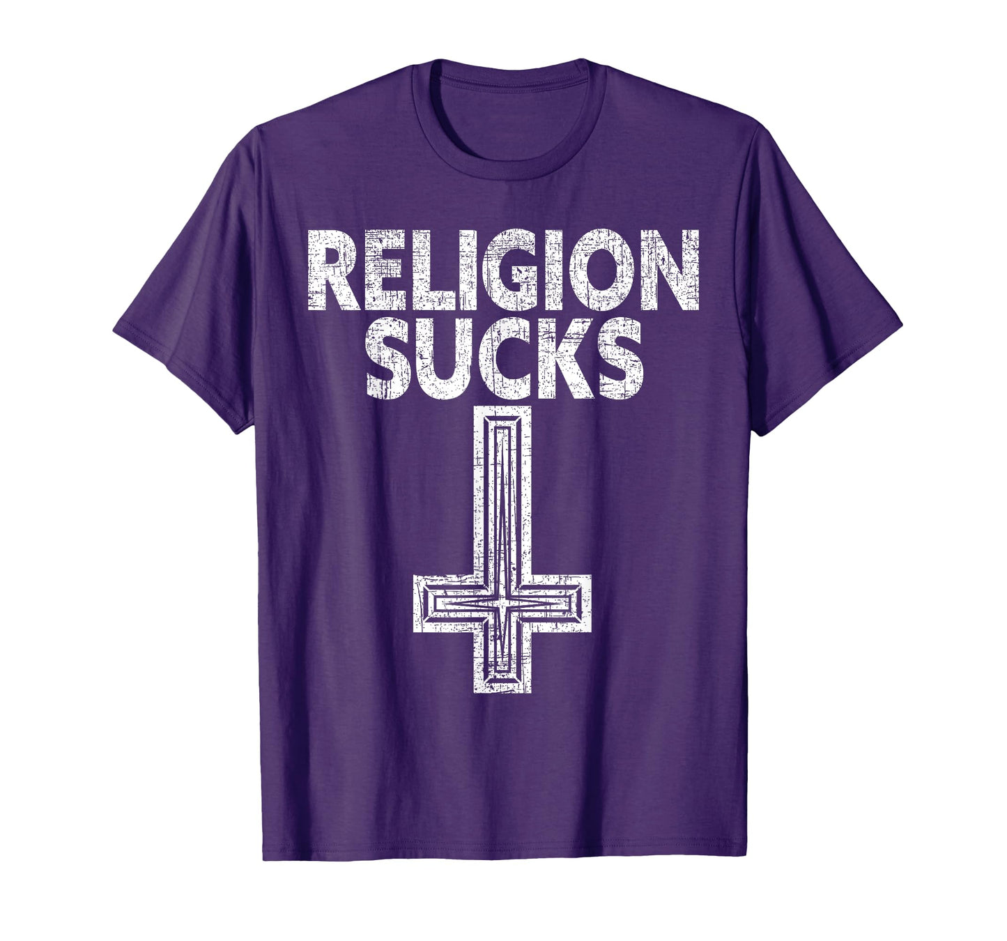 Religion Sucks Anti-Religion Agnostic Blackcraft Atheist T-Shirt