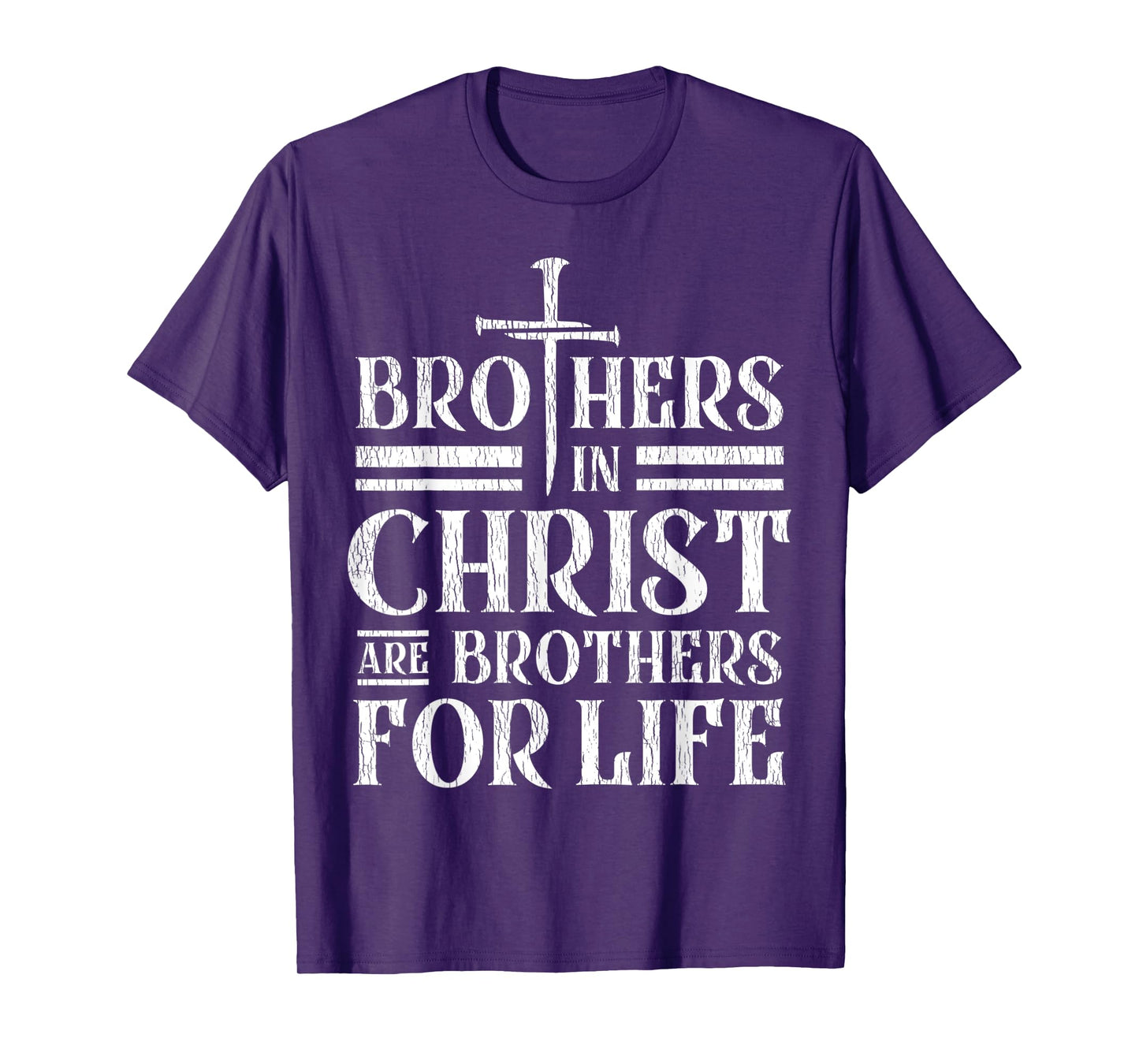 Brothers in Christ are brothers for life vintage T-Shirt