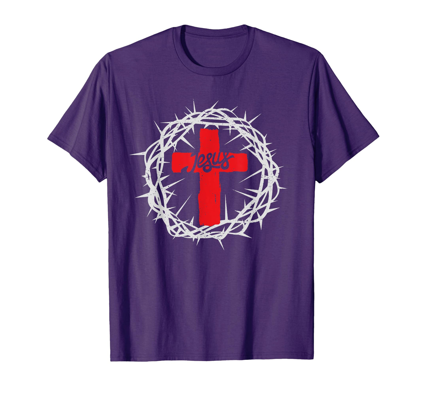 Vintage Crown Of Thorns, Jesus Christ Cross Religion Faith T-Shirt