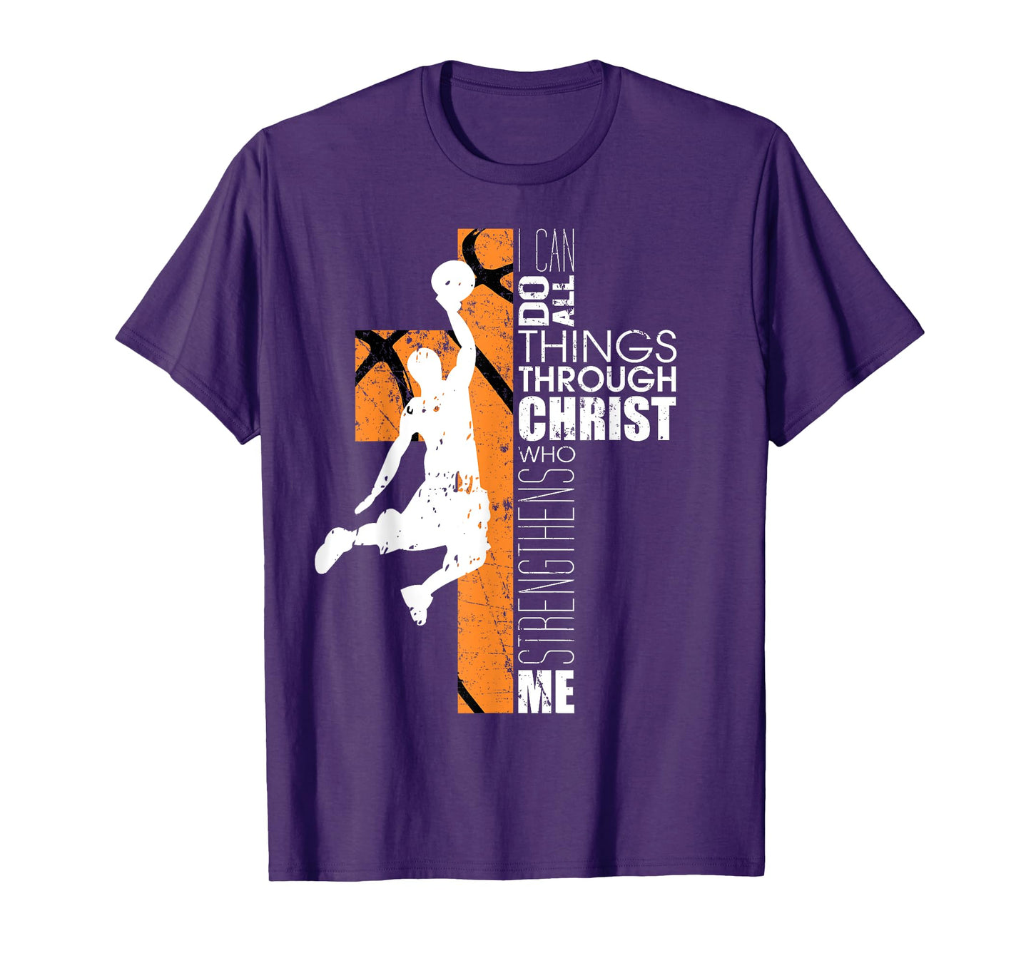 Christian Basketball Shirts Men Women Kids Cross Gifts Youth T-Shirt