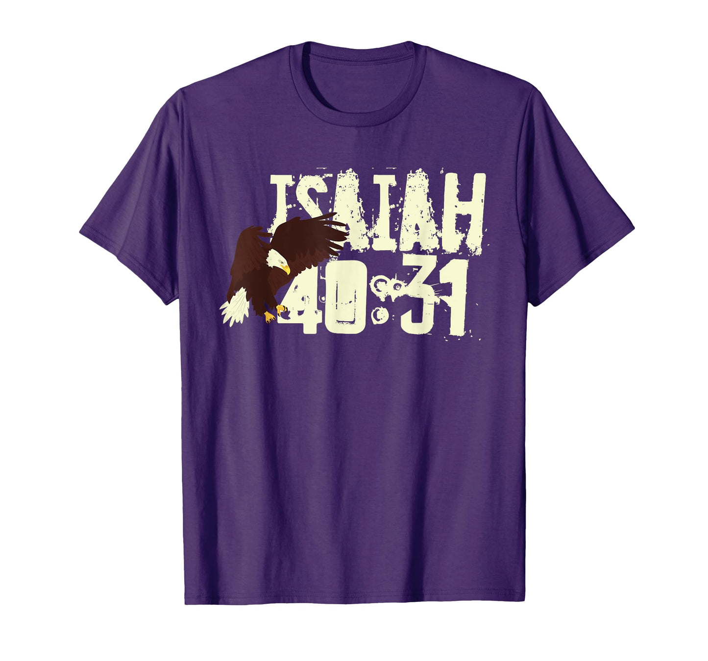 Eagle - Christian Faith Bible Verse - Isaiah 40:31 Soaring T-Shirt