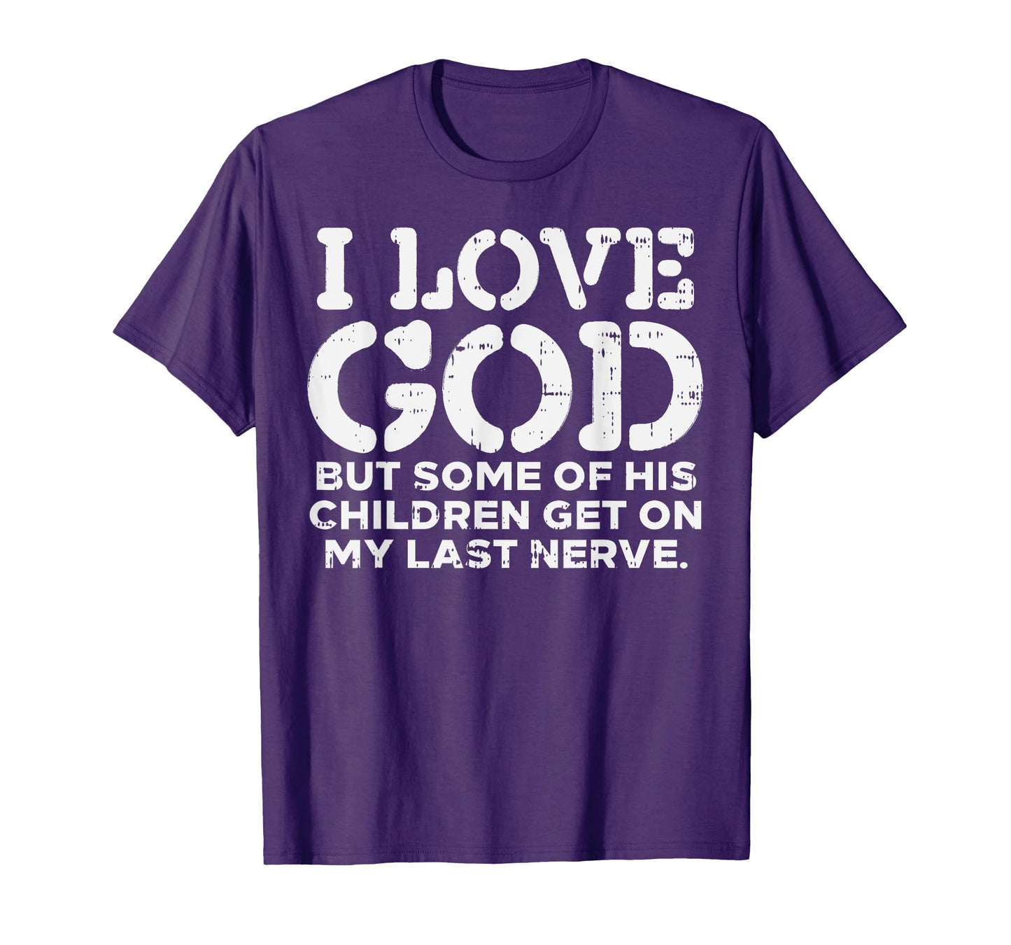 I Love God But Funny Jesus Christ Religious Christian Gift T-Shirt