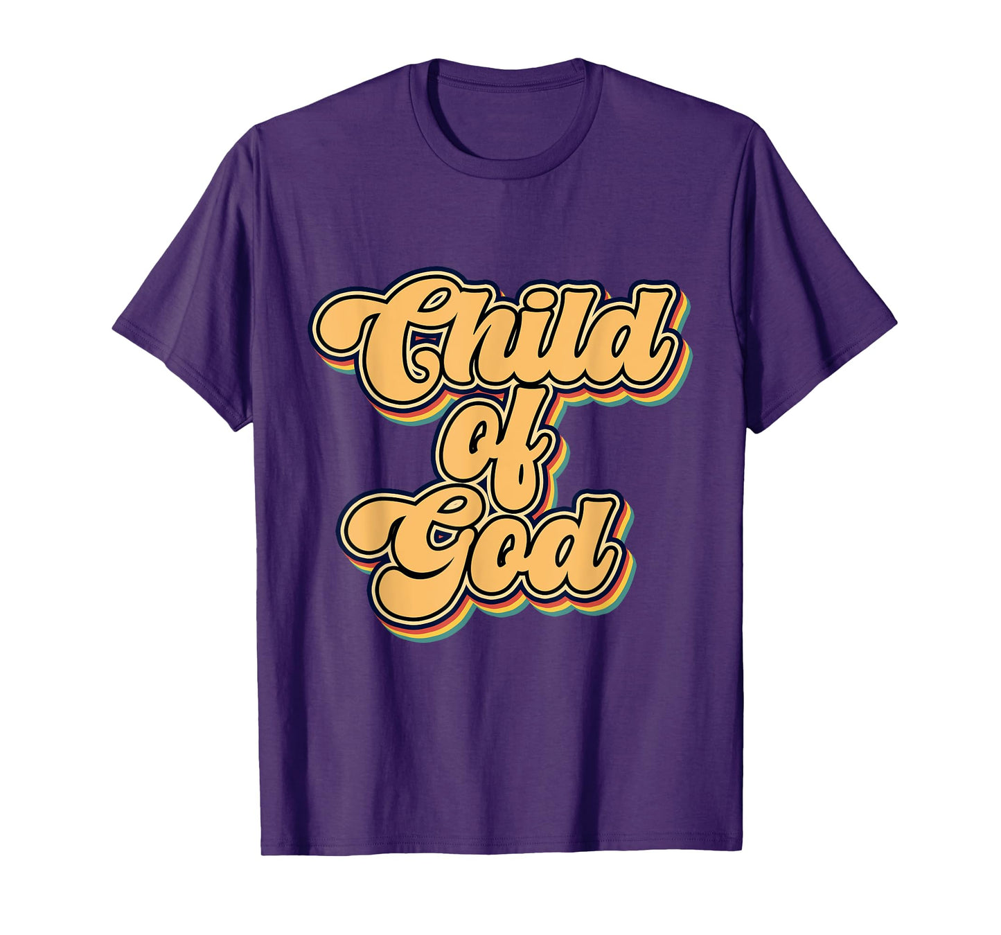 Faith Religious Rainbow Child Of God T-Shirt