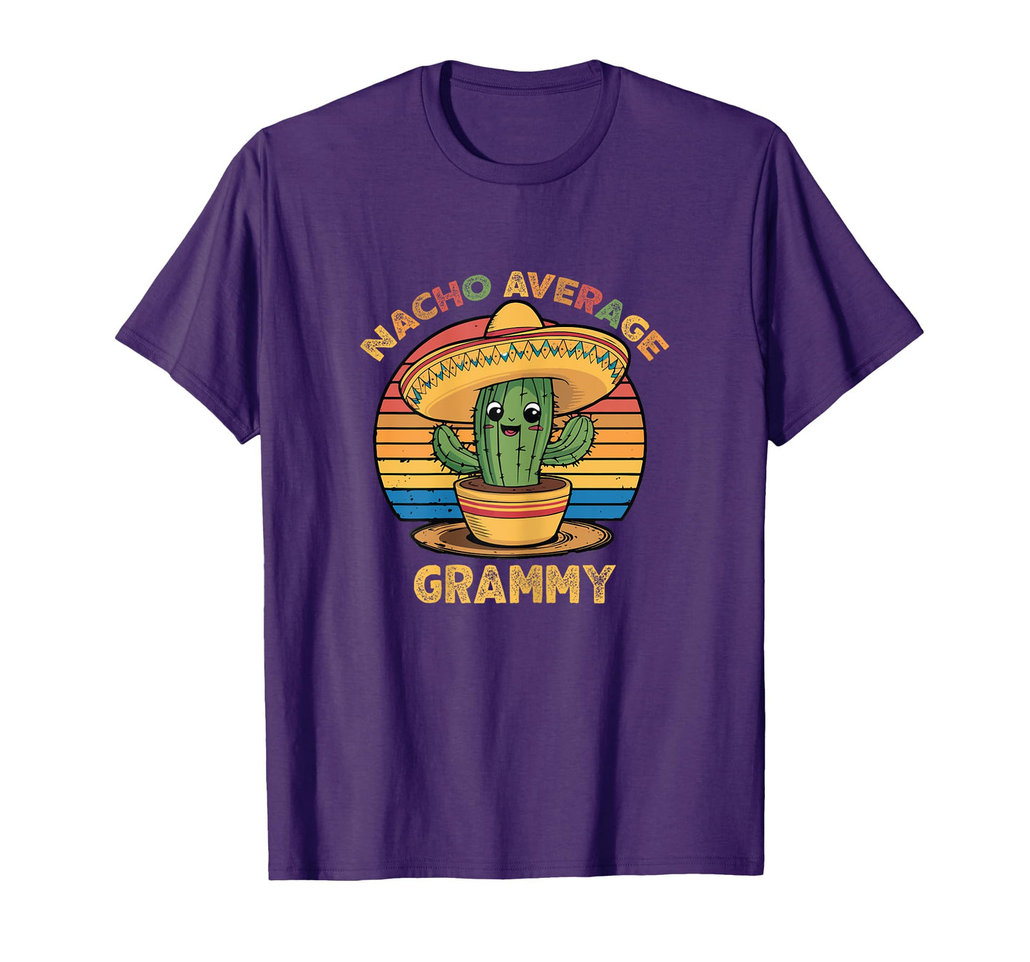 Nacho Average Grammy Grandma Mexican Cinco De Mayo Funny T-Shirt