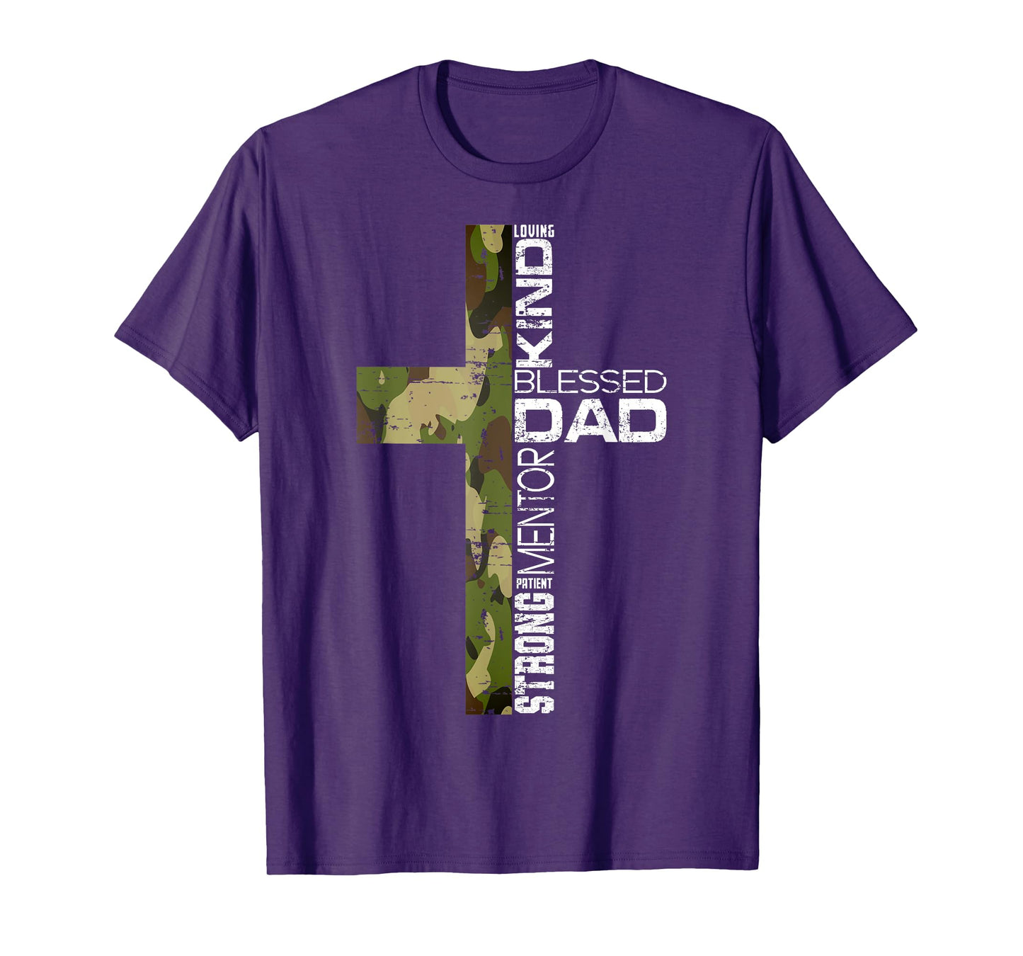 Blessed Dad Cross Christians Tee Father's Day Christian Dad T-Shirt