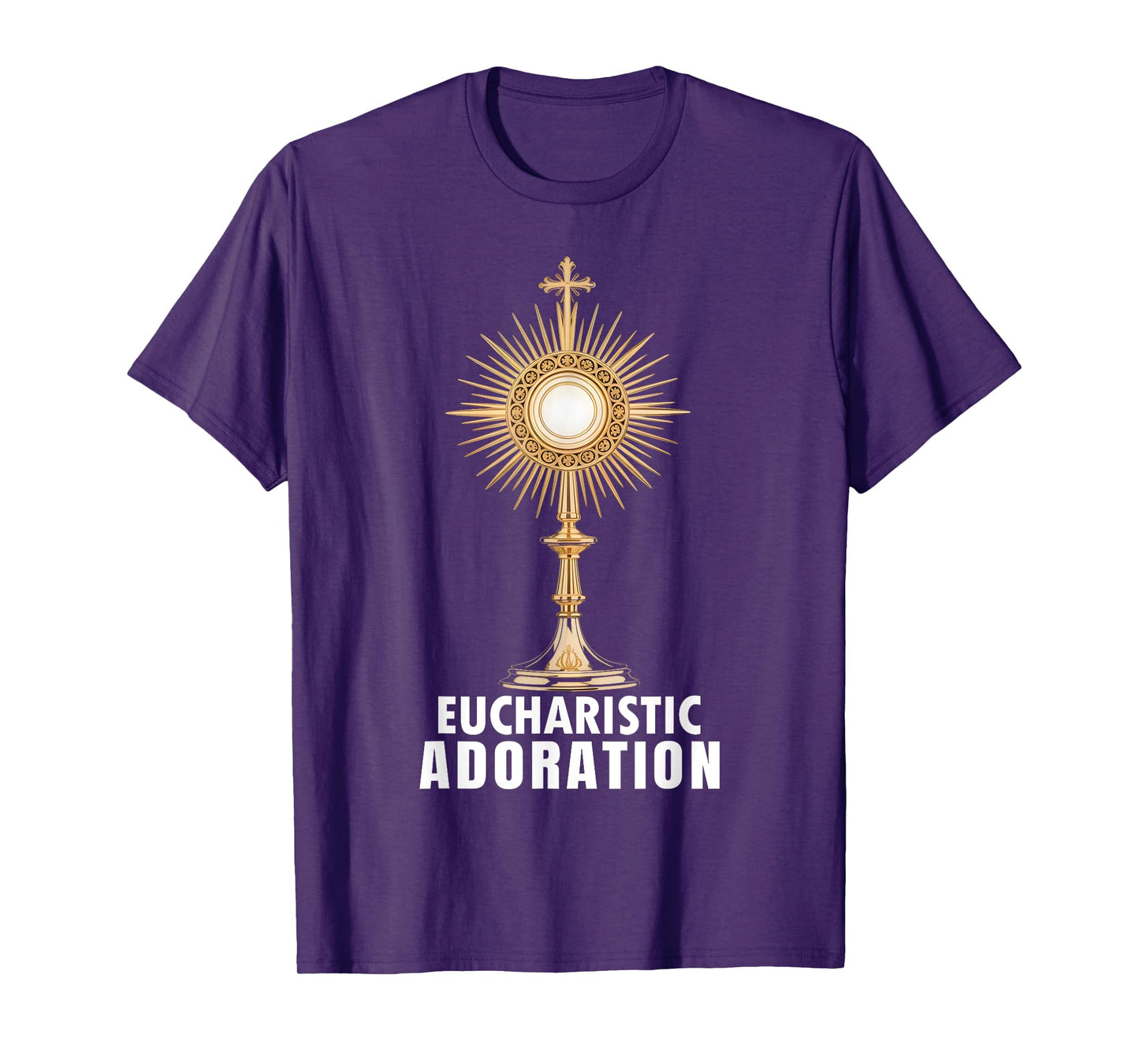 Eucharistic Adoration Holy Mass Catholic Art T-Shirt