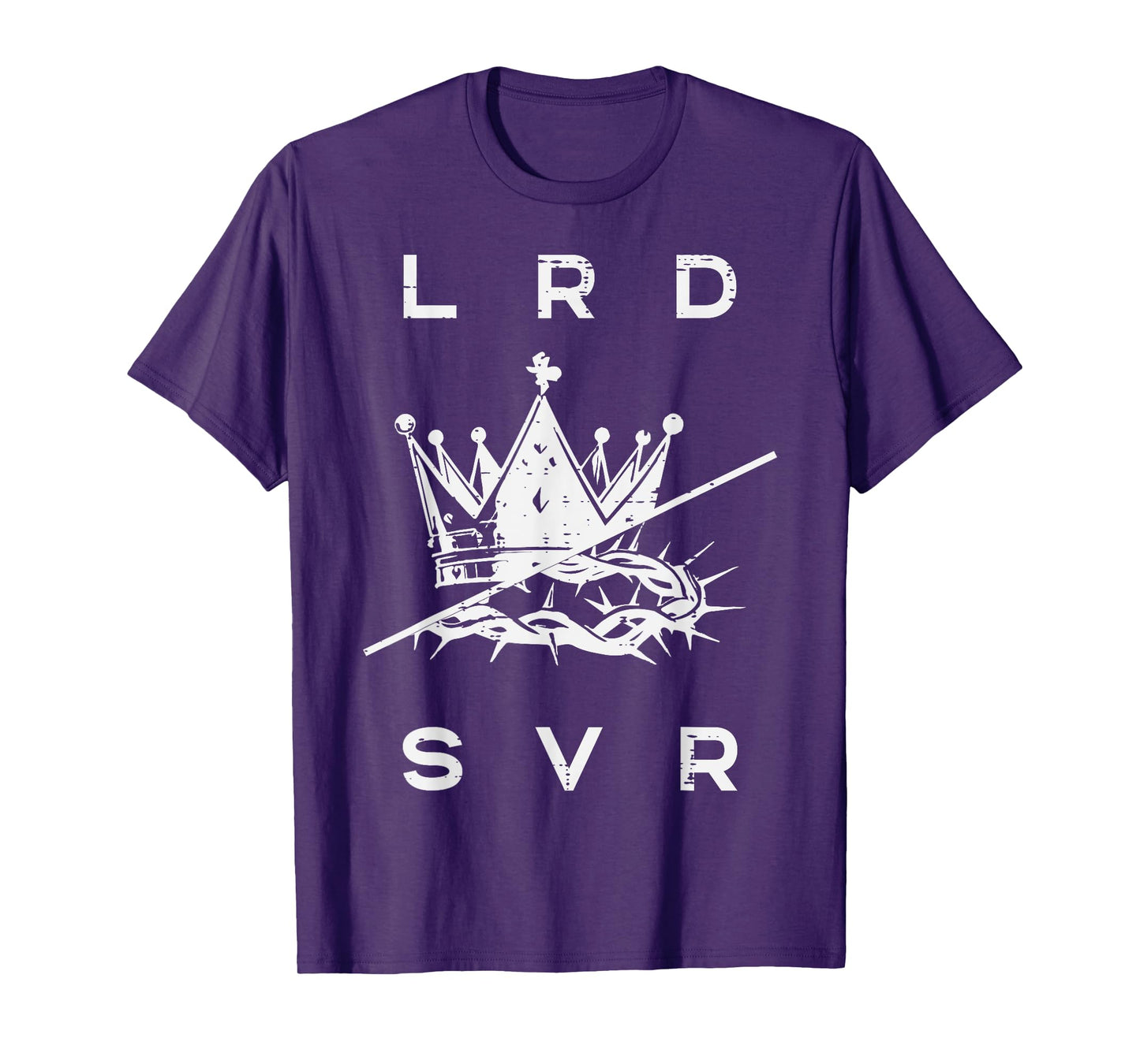 Christian Lrd Svr Crown Jesus Lord Savior Women Men Kids T-Shirt