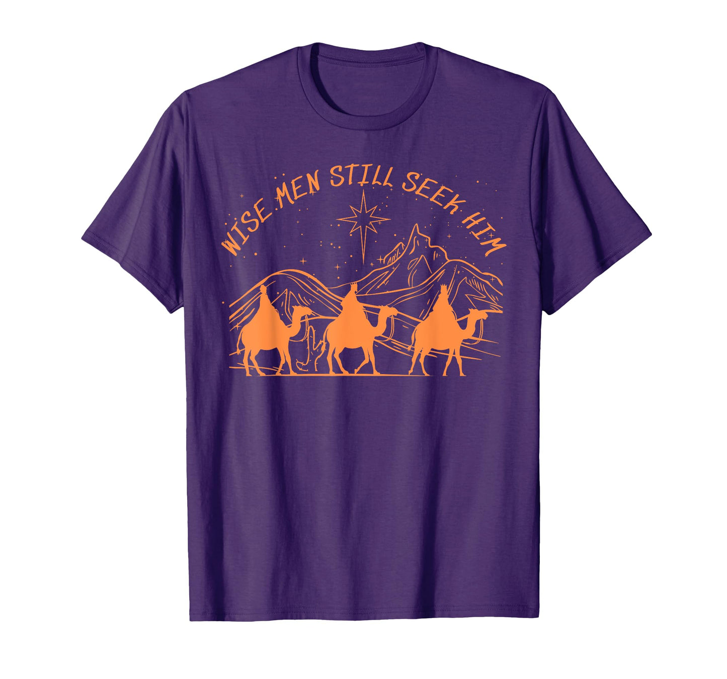 Wise Men Still Seek Him Christian Christmas Jesus Design T-Shirt