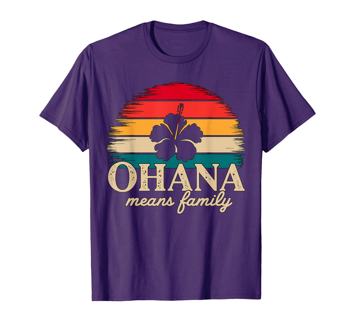 Ohana means Family Hawaii Summer Vacation Holiday T-Shirt