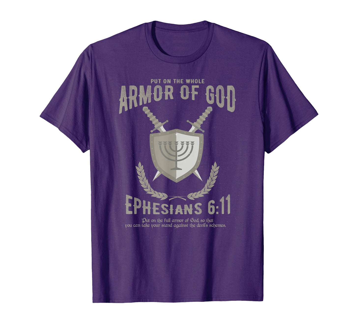Christian Shirt - Put On The Whole Armor Of God - Men Women T-Shirt