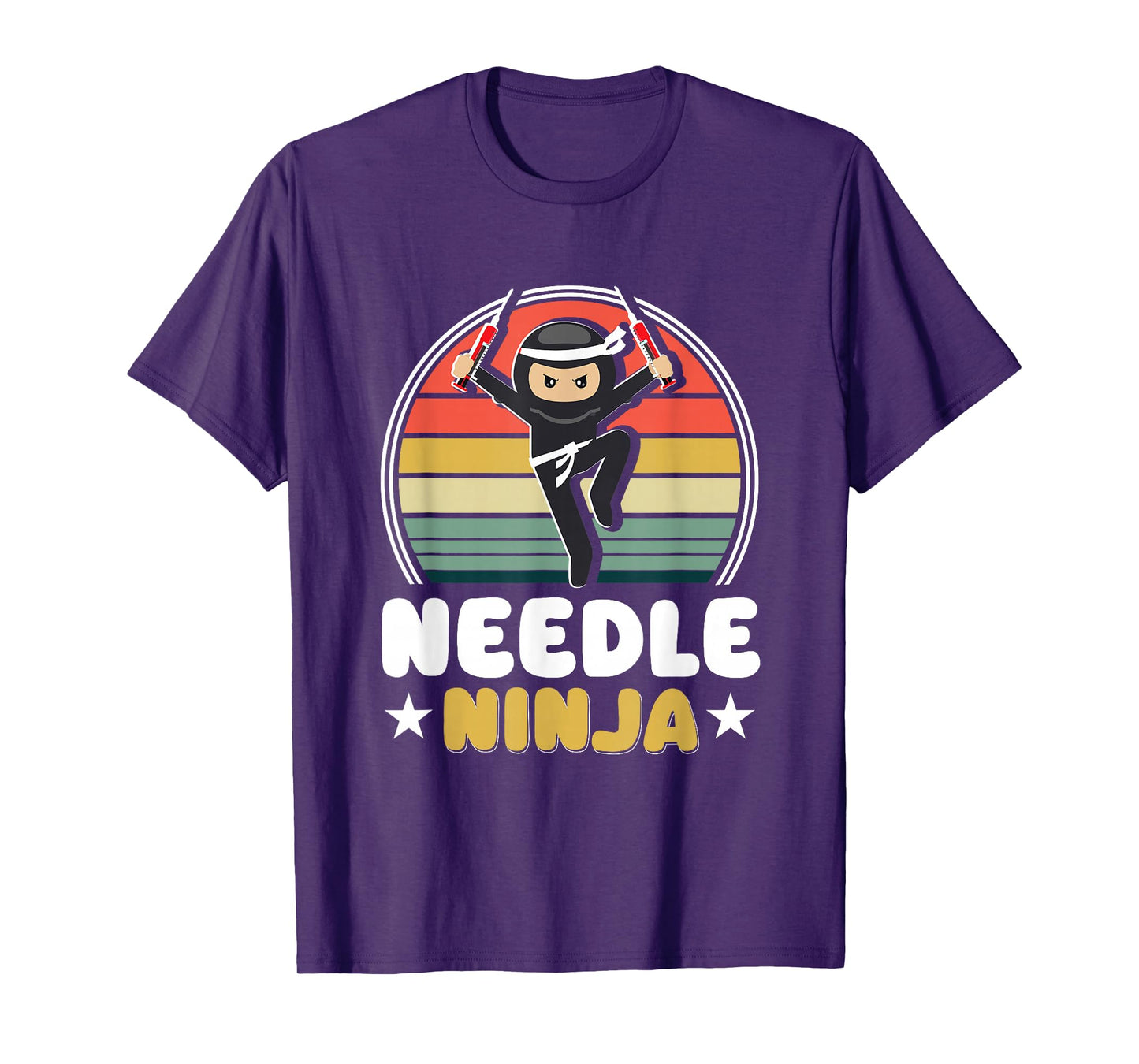 Funny Phlebotomist Quote Needle Ninja Phlebotomy Saying T-Shirt