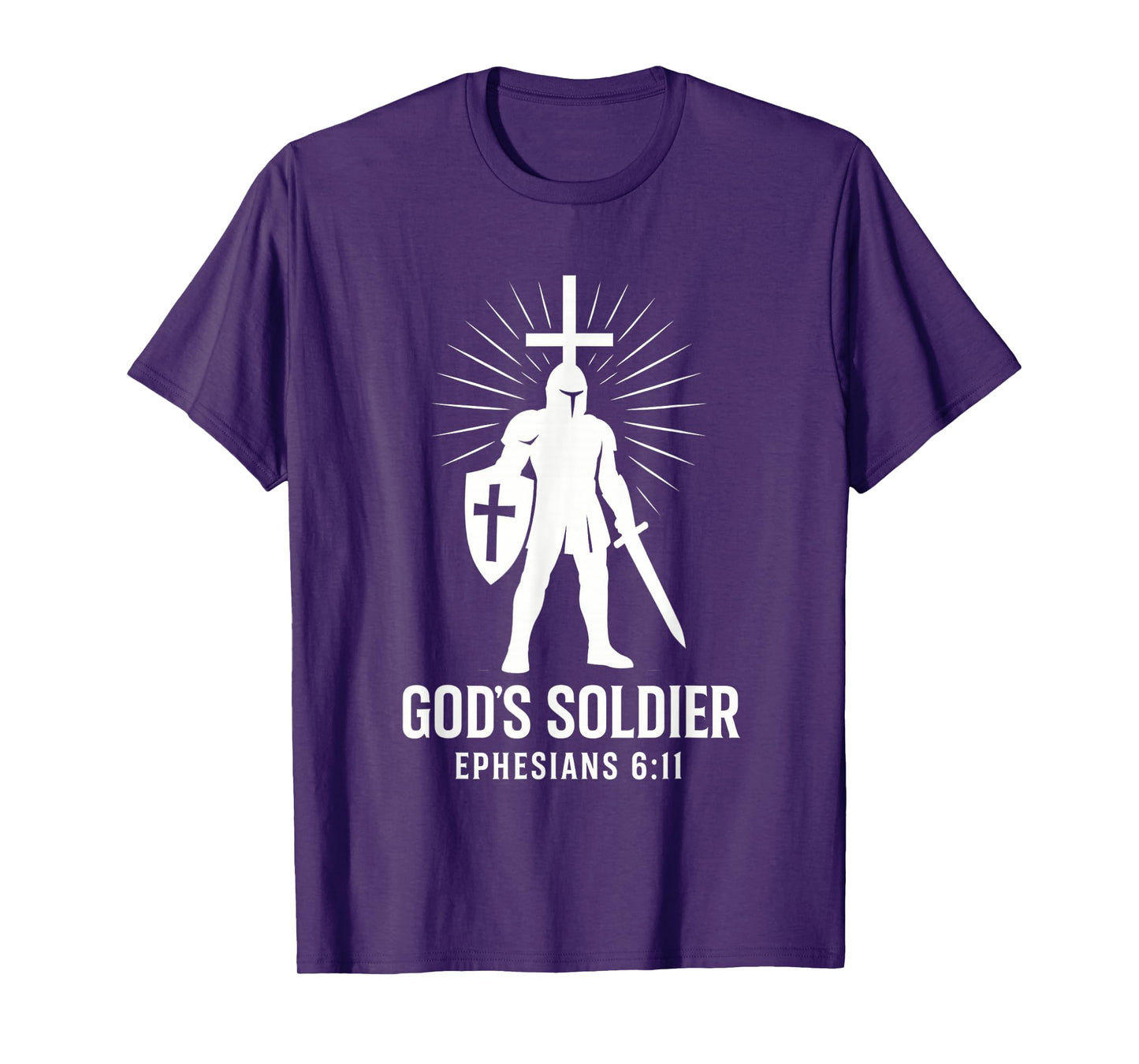 God’s Soldier Christian Ephesians 6:11 Spiritual Armor T-Shirt