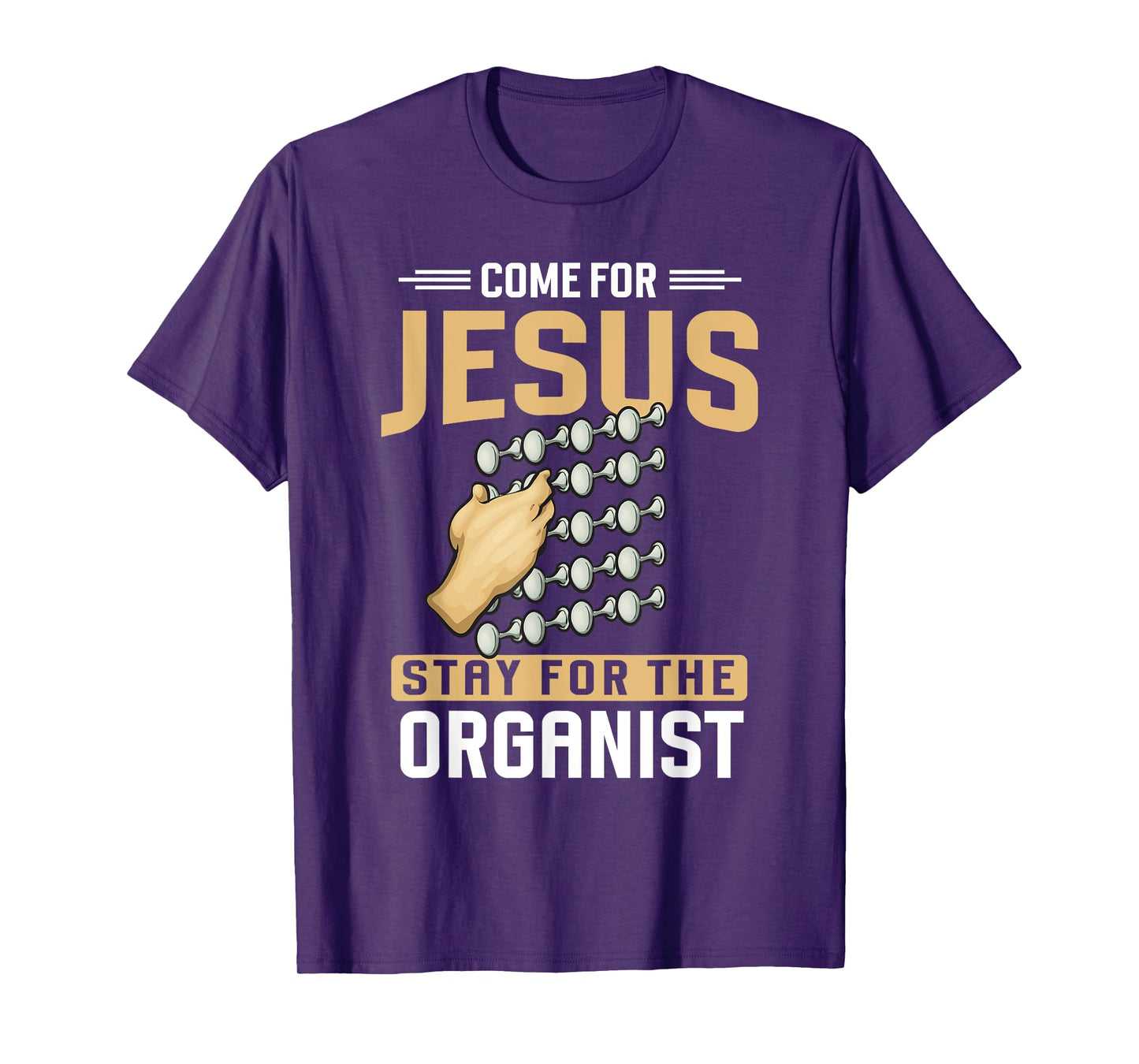 Pipe Organ Instrument Player Church Organist T-Shirt