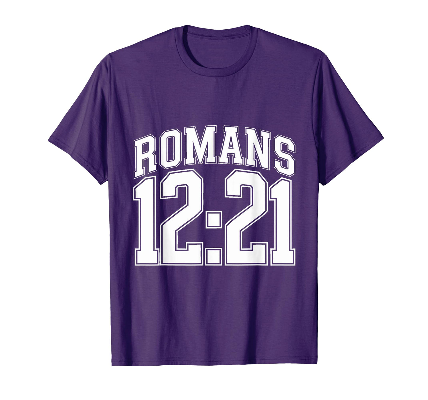 Romans 12:21 Sports Jersey Christian Motivation Apparel T-Shirt