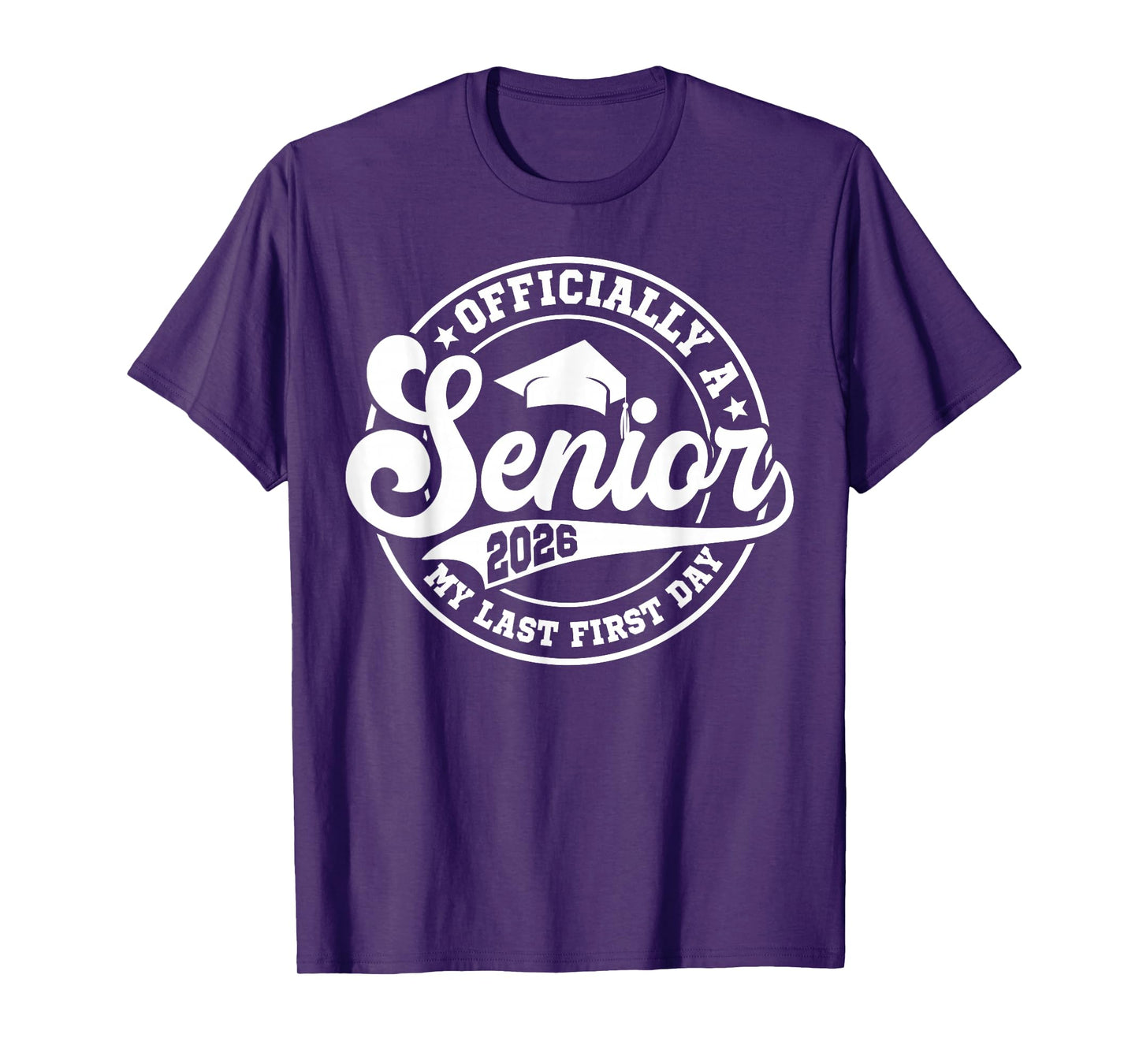 My Last First Day Senior 2026 Back To School Class Of 2026 T-Shirt