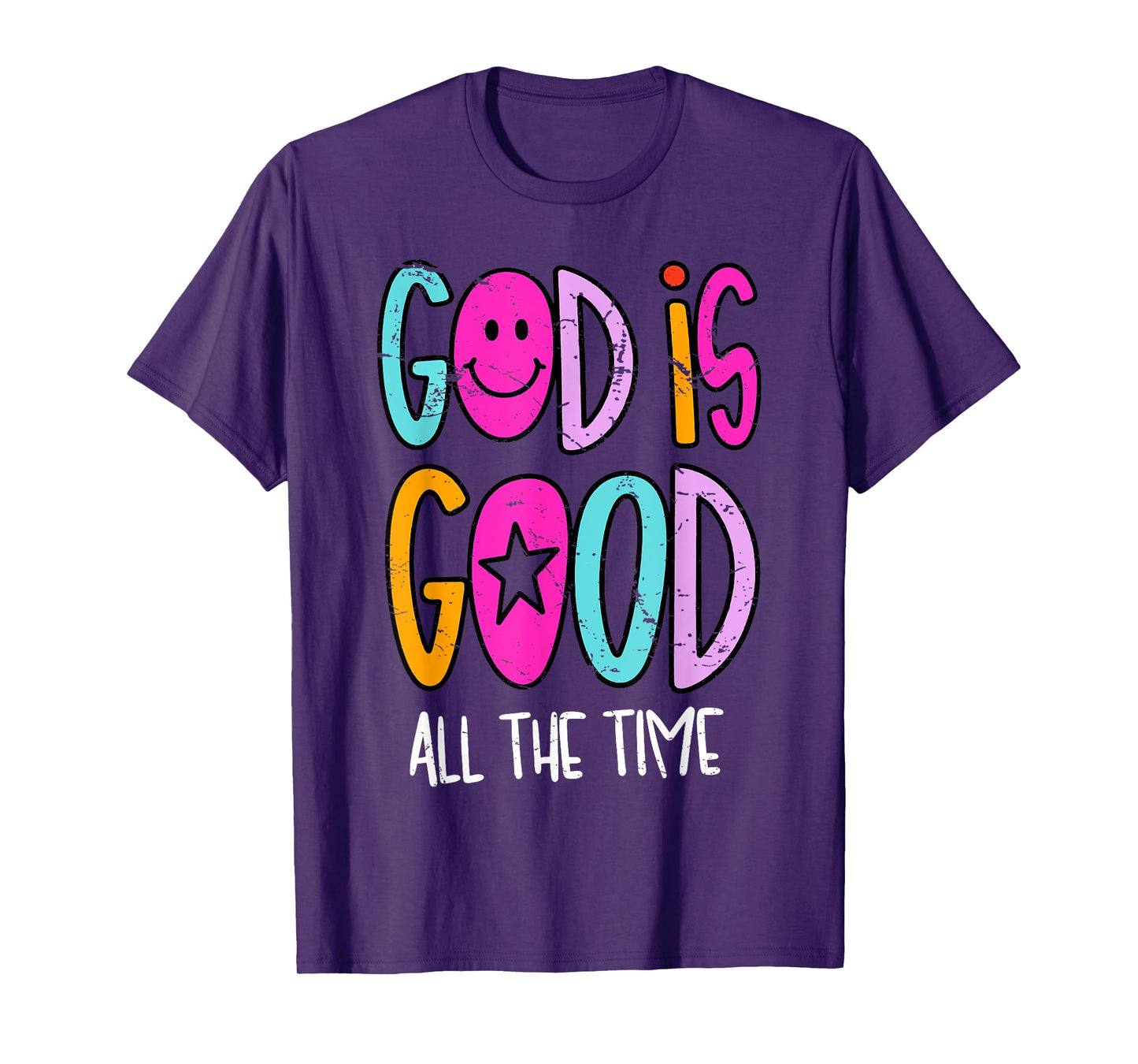 God is Good All The Time Religious Faith Christian Jesus T-Shirt