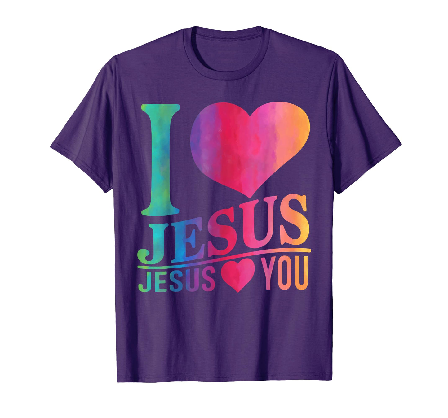 I Love Jesus Loves You Christian Youth Teen Girl Toddler God T-Shirt