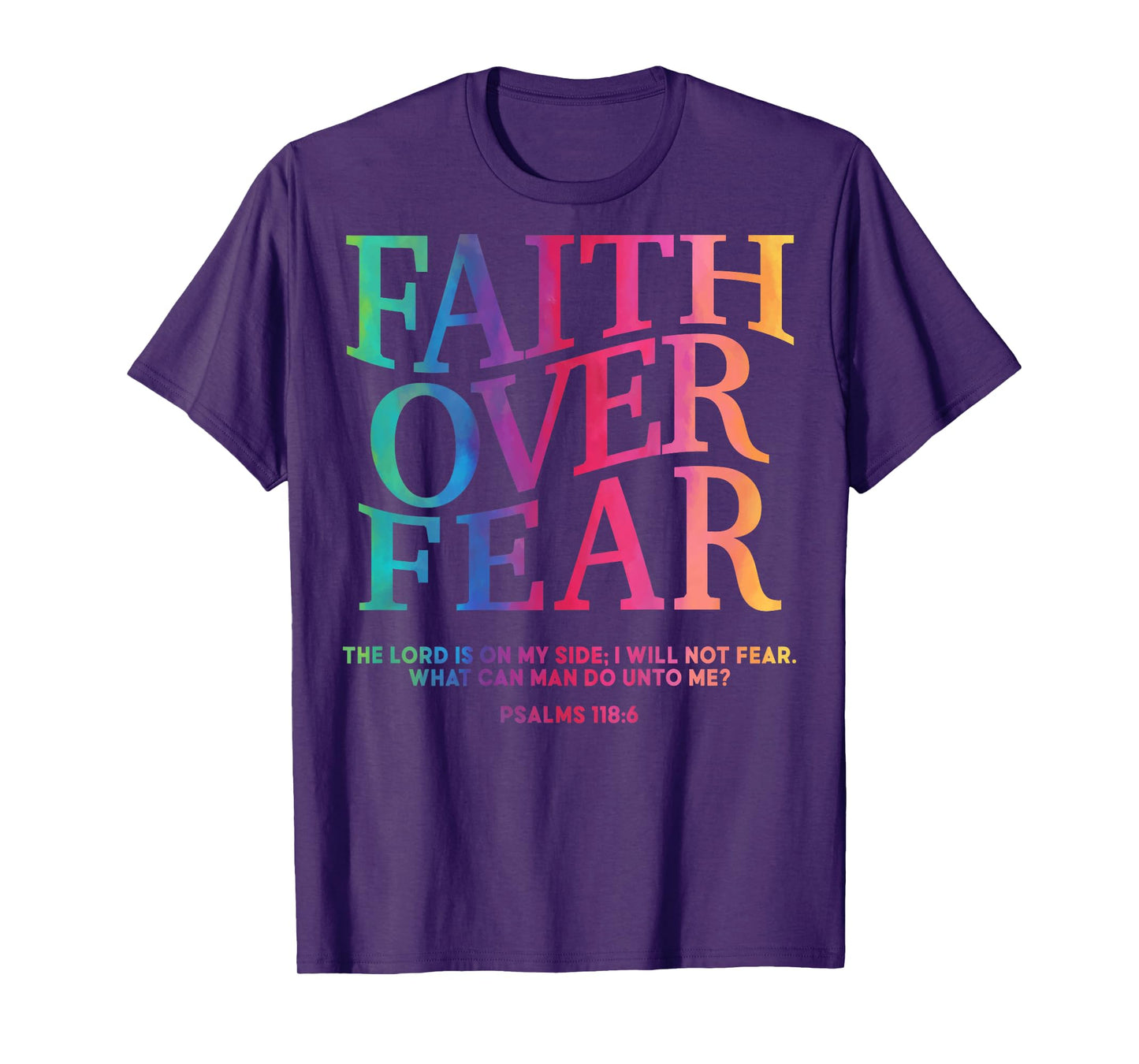 Faith Over Fear Jesus Toddler God Sister Daughter Son Father T-Shirt
