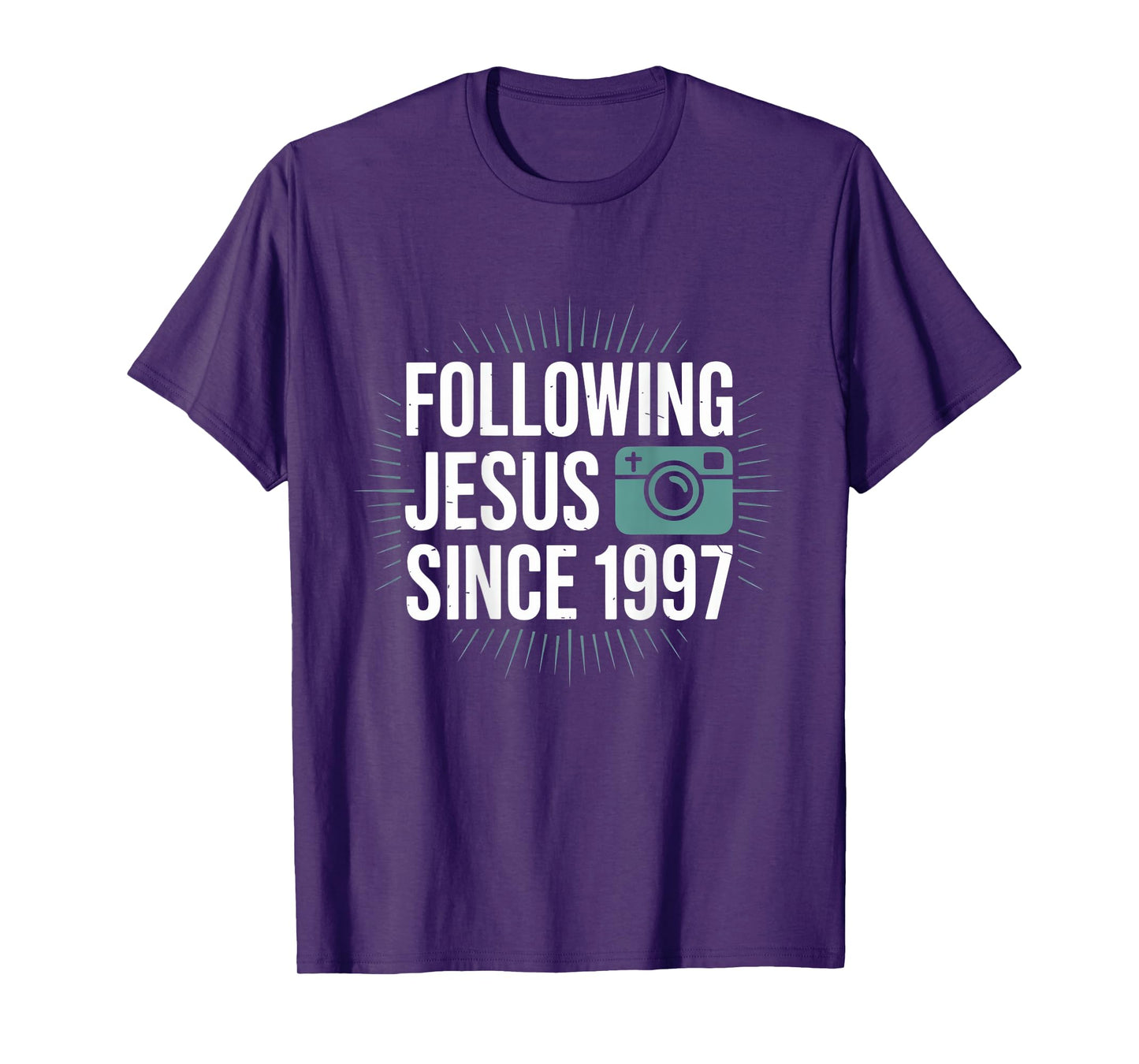Following Jesus Since 1997 Faithful Journey T-Shirt