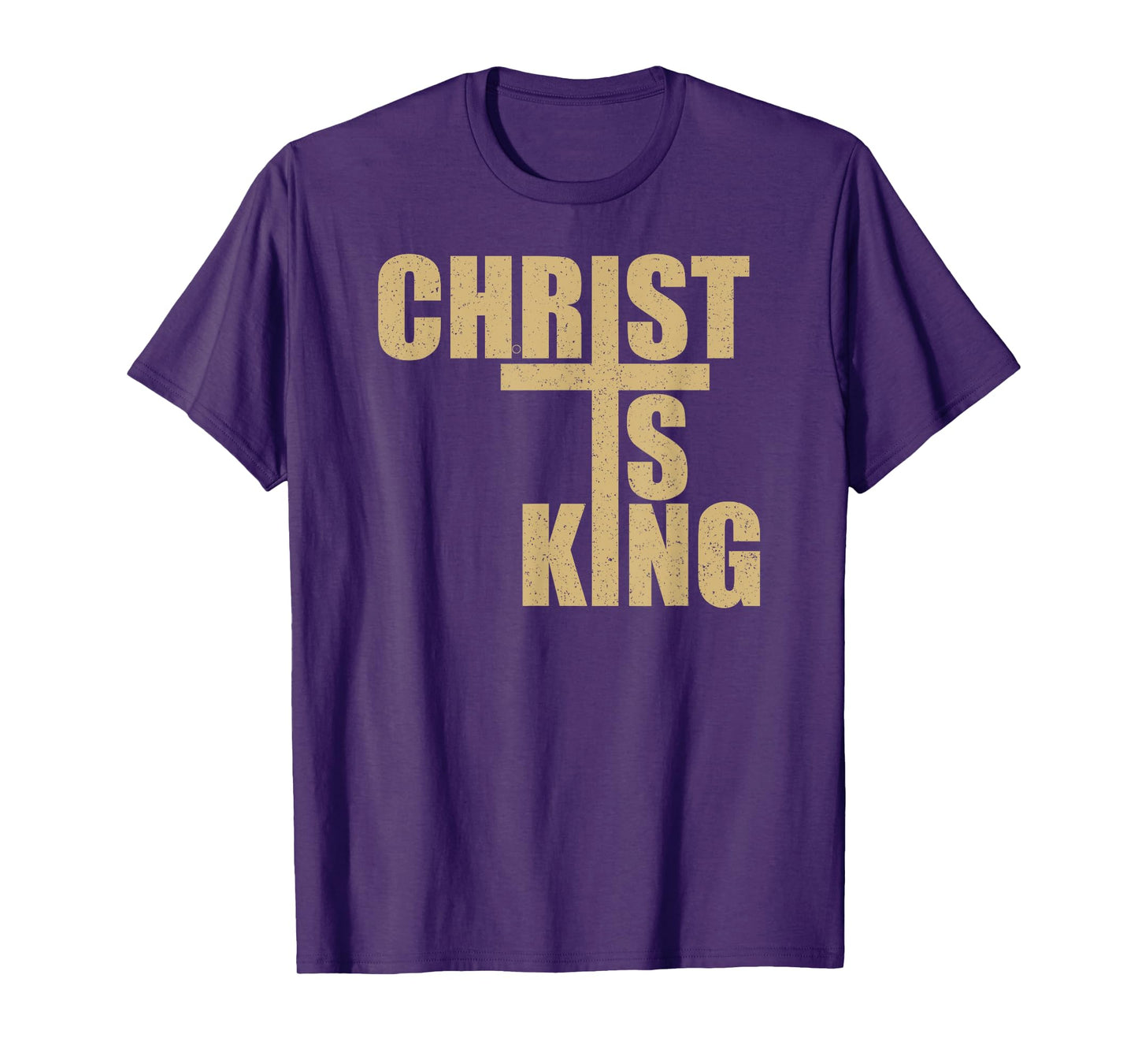 CHRIST IS KING JESUS IS KING CROSS CRUCIFIX T-Shirt
