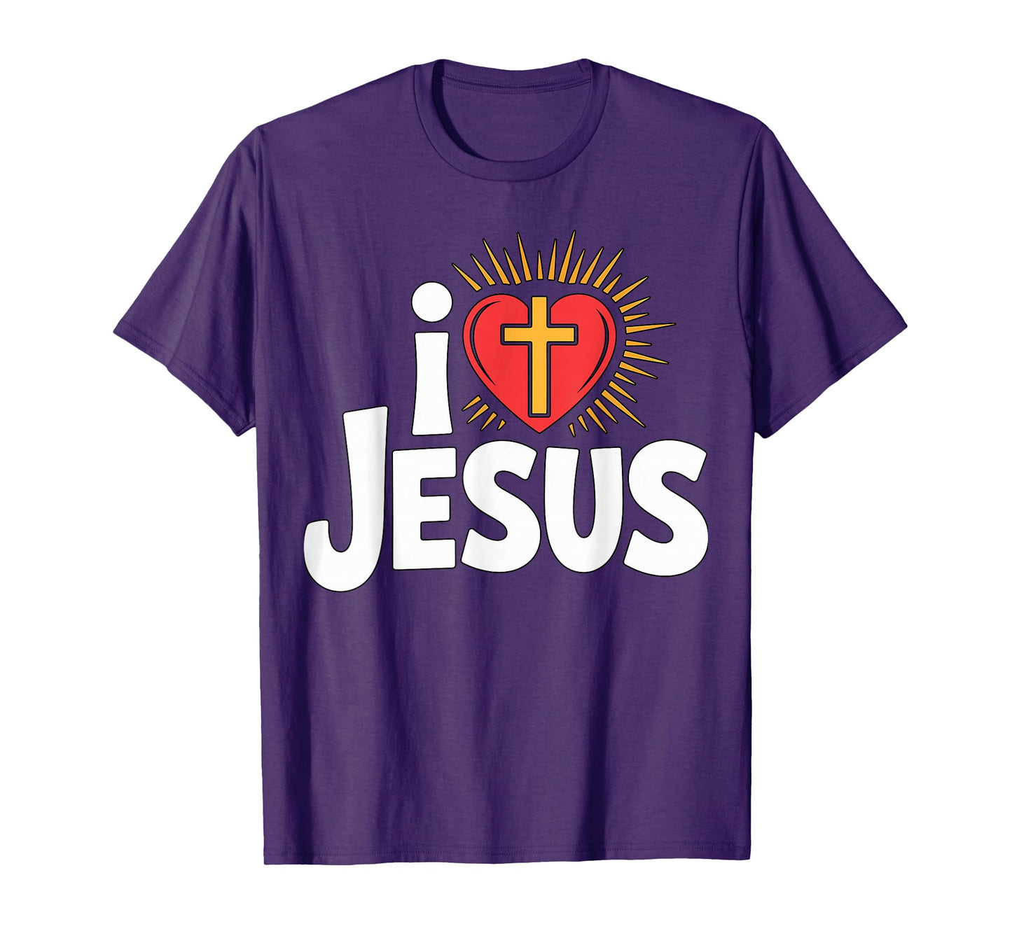 I Love Jesus Christian Faith T-Shirt