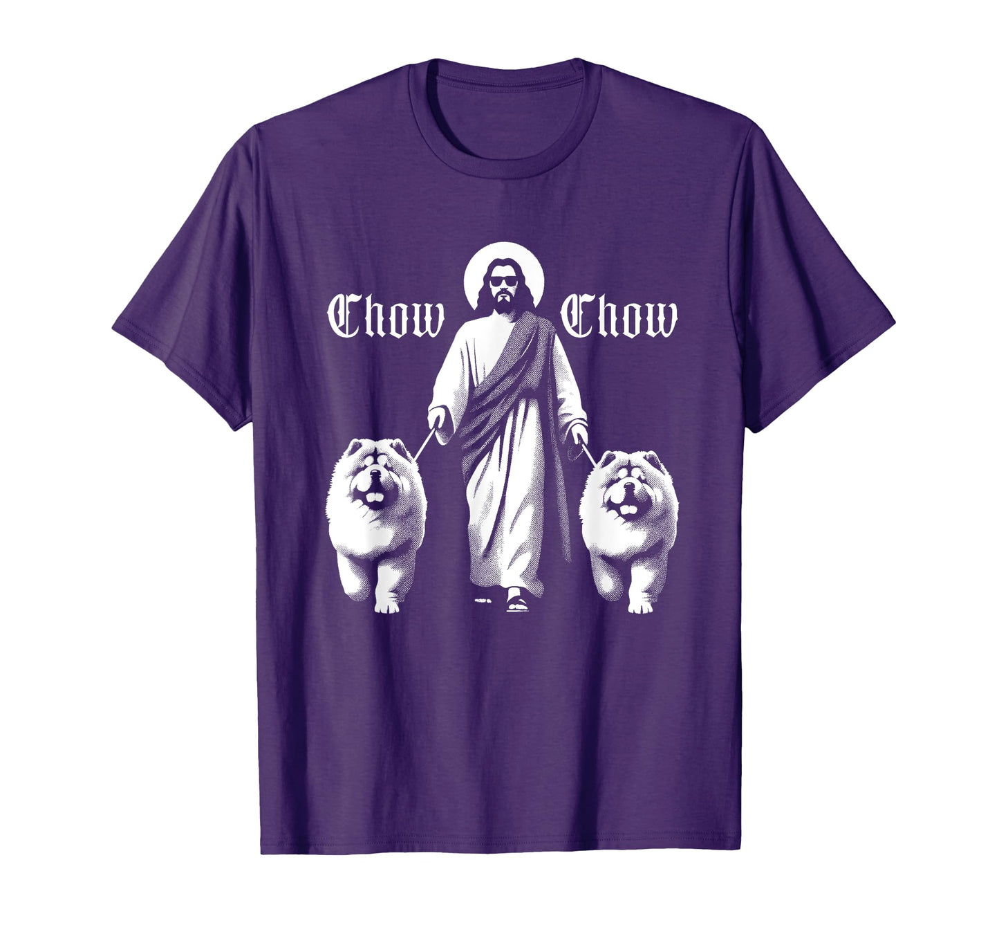 Jesus Chow Chow Dogs - Funny Christian Religious Dog Lover T-Shirt